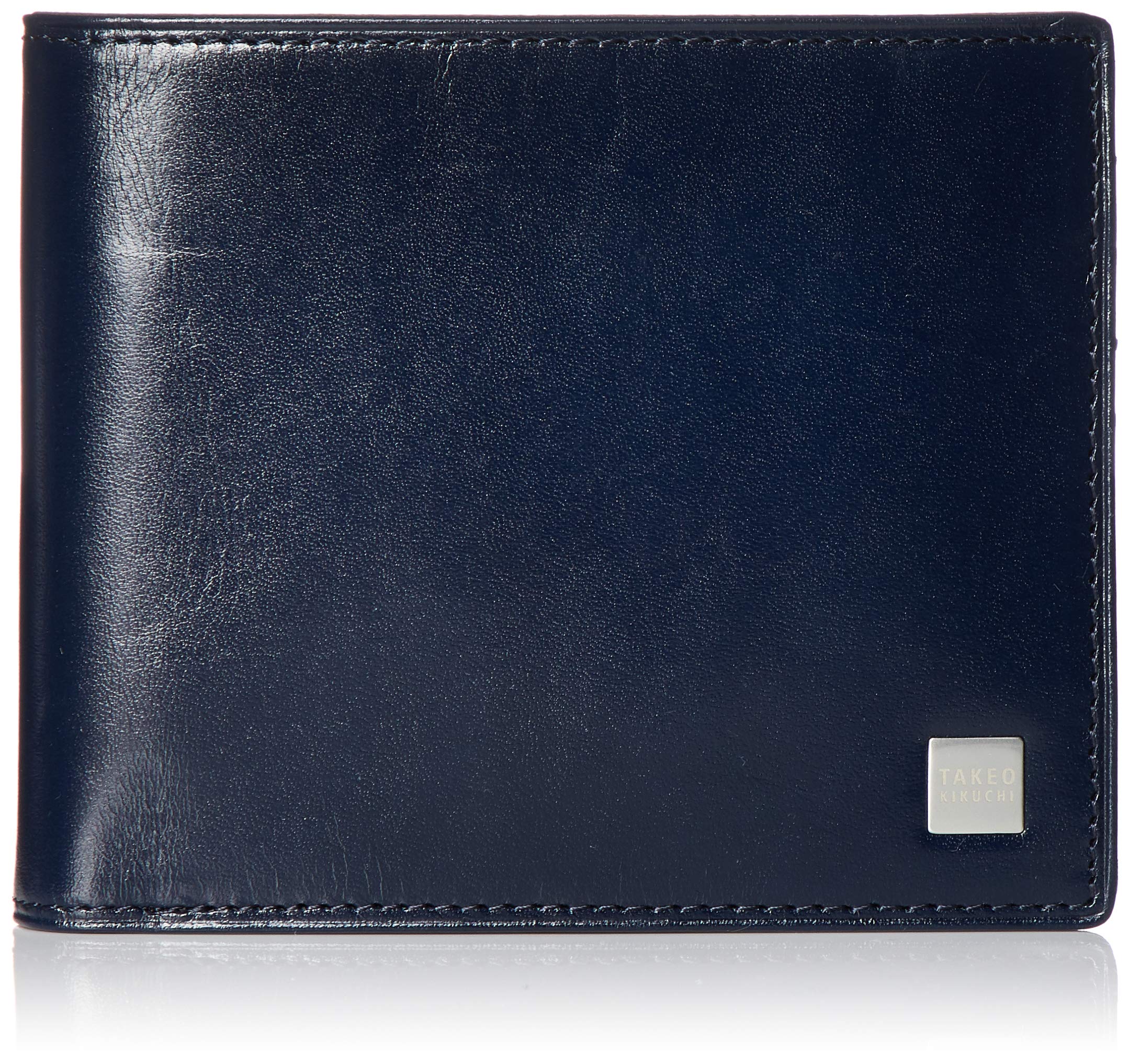 TAKEO KIKUCHI Genuine Leather Men's Wallet - Slim Bifold RFID Blocking Credit Card Holder for Everyday Use & Travel