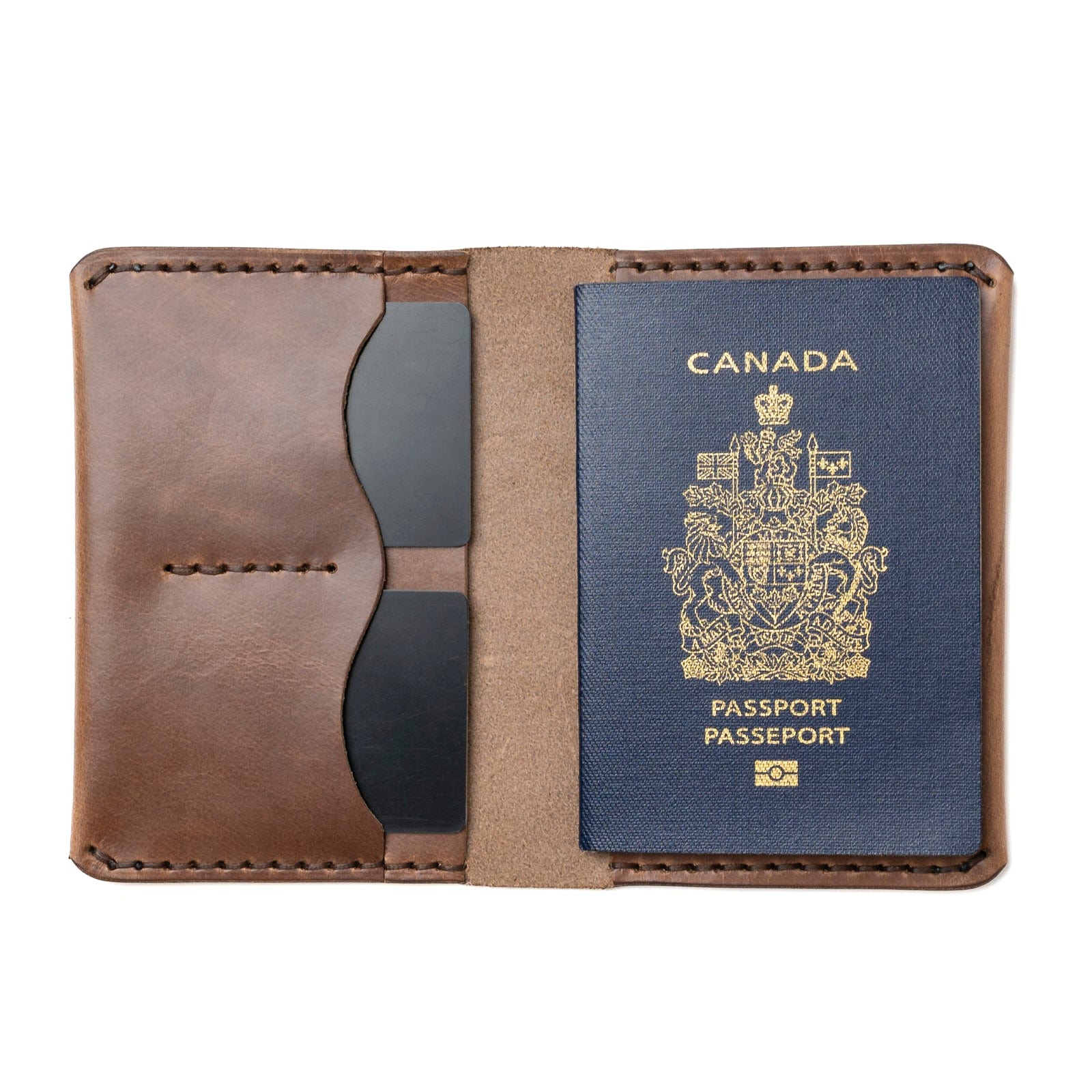 Genuine Leather Passport Holder Wallet - RFID Blocking Travel Organizer for Men & Women | Perfect for Airports, Business Trips & International Travel Accessories