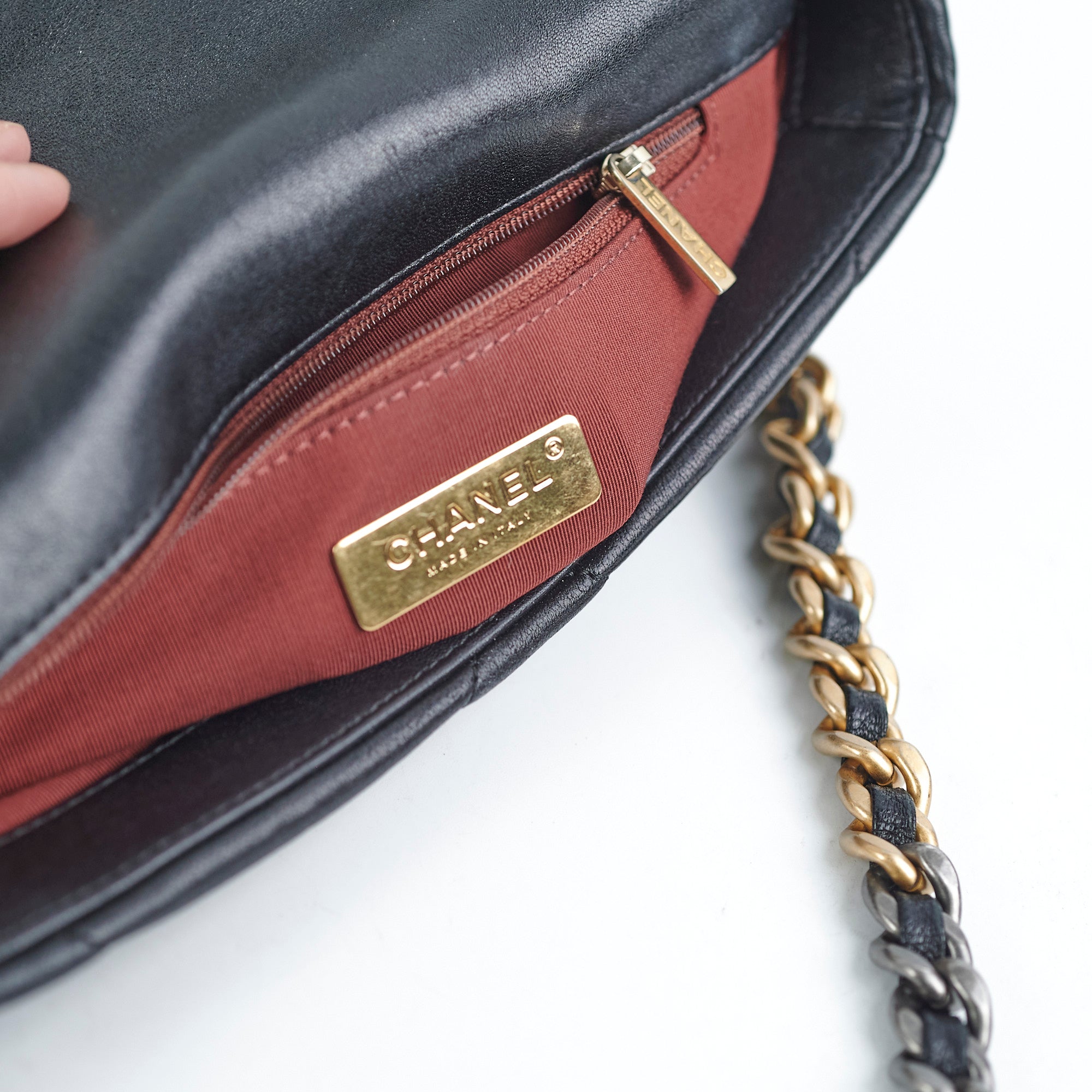Chanel Small 19 Black Leather Handbag - Luxury Designer Crossbody Bag for Women | Perfect for Evening Events, Date Nights & Office Wear
