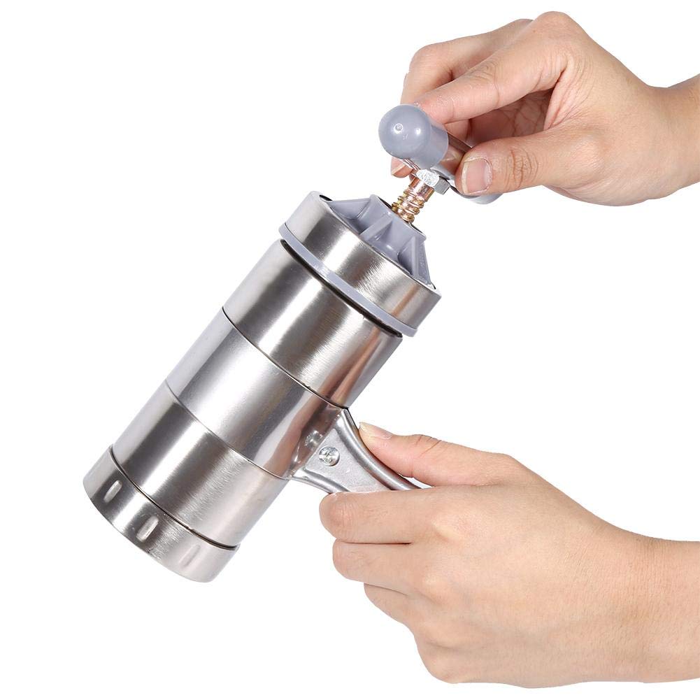 Stainless Steel Manual Pasta Maker Machine - Hand Operated Noodle Press for Fresh Fettuccine, Spaghetti & Lasagna Dough | Portable Pasta Roller & Cutter | Perfect for Home Kitchen, Italian Restaurants & DIY Pasta Lovers