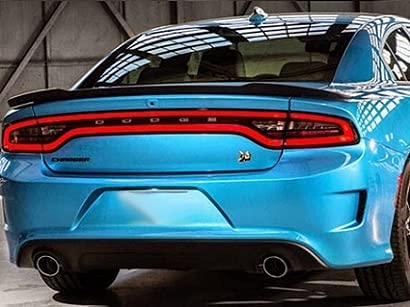 Dodge Charger Hellcat Factory Style Rear Spoiler - Jazz Blue Metallic (PBX) | High-Performance Car Accessory | Perfect for Racing & Street Customization