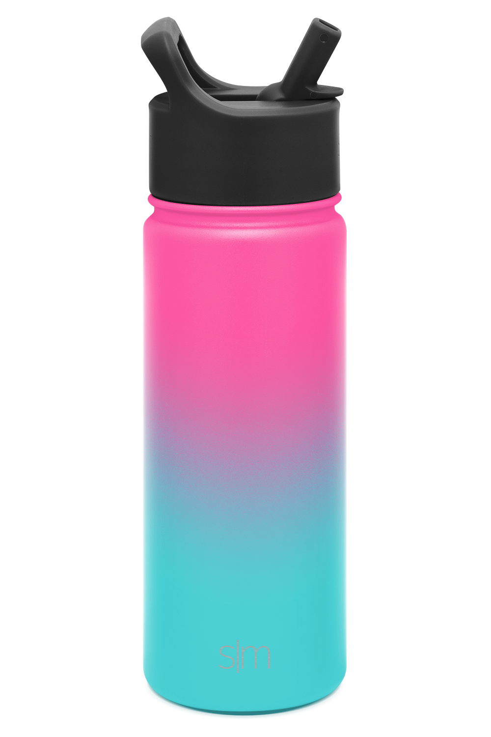 Summit Insulated Water Bottle with Straw Lid - Leakproof Stainless Steel Thermos for Hiking, Gym & Outdoor Activities