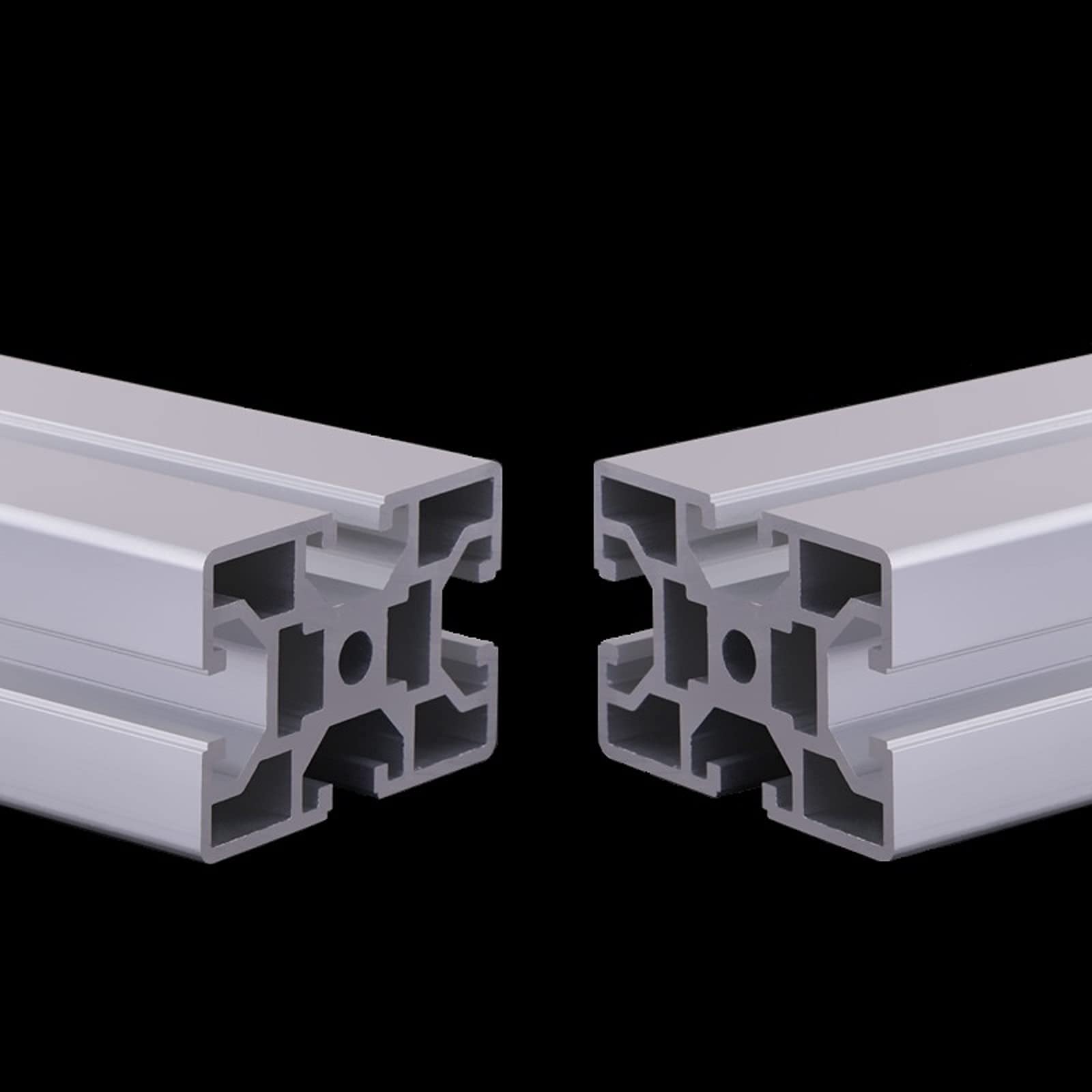 4060 T-Slot Aluminum Extrusion Profile - European Standard Anodized Silver Linear Rail Guide (1550mm/61.02
