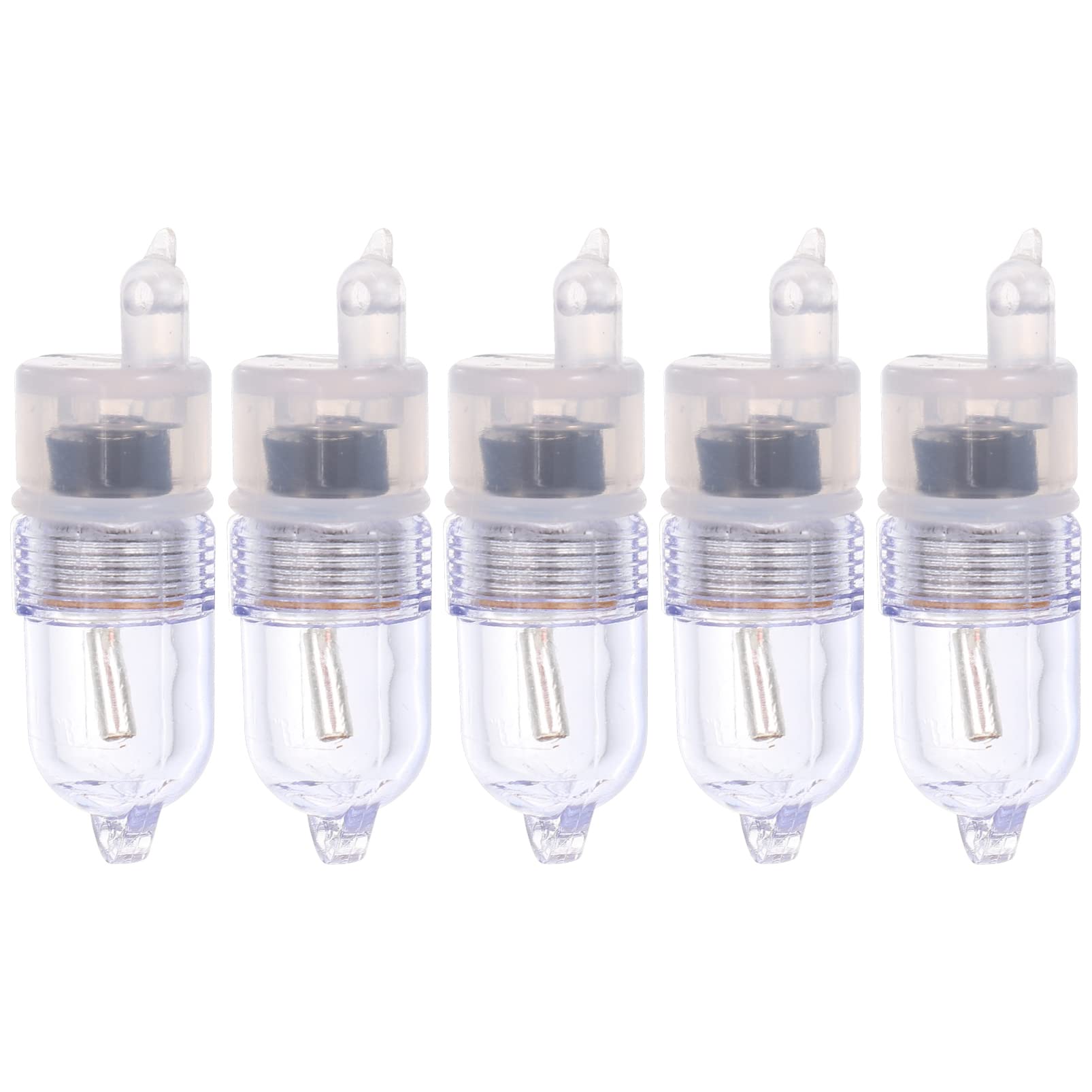 Balacoo 5PCS Fishing Signal Light with Bite Alarm - Deep Drop Fishing LED Lights for Squid & Fish Attraction - Electronic Bite Indicator & Warning Light for Night Fishing | Perfect for Saltwater, Freshwater & Ice Fishing Scenarios