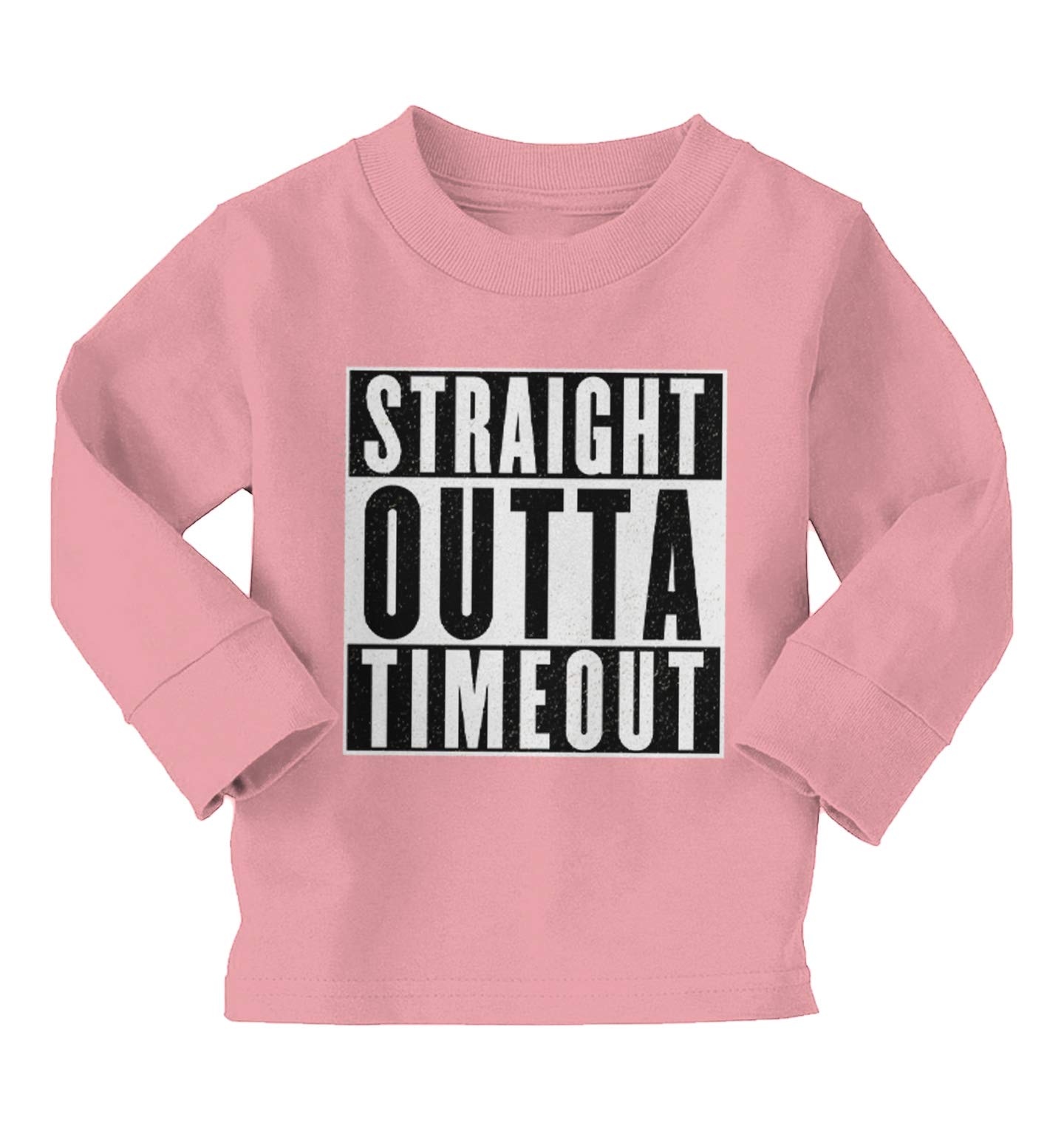 Haase Unlimited Trouble Maker Infant/Toddler Cotton Jersey T-Shirt - Funny Straight Outta Timeout Baby Onesie for Playful Kids | Perfect for Daycare, Playdates & Family Photos