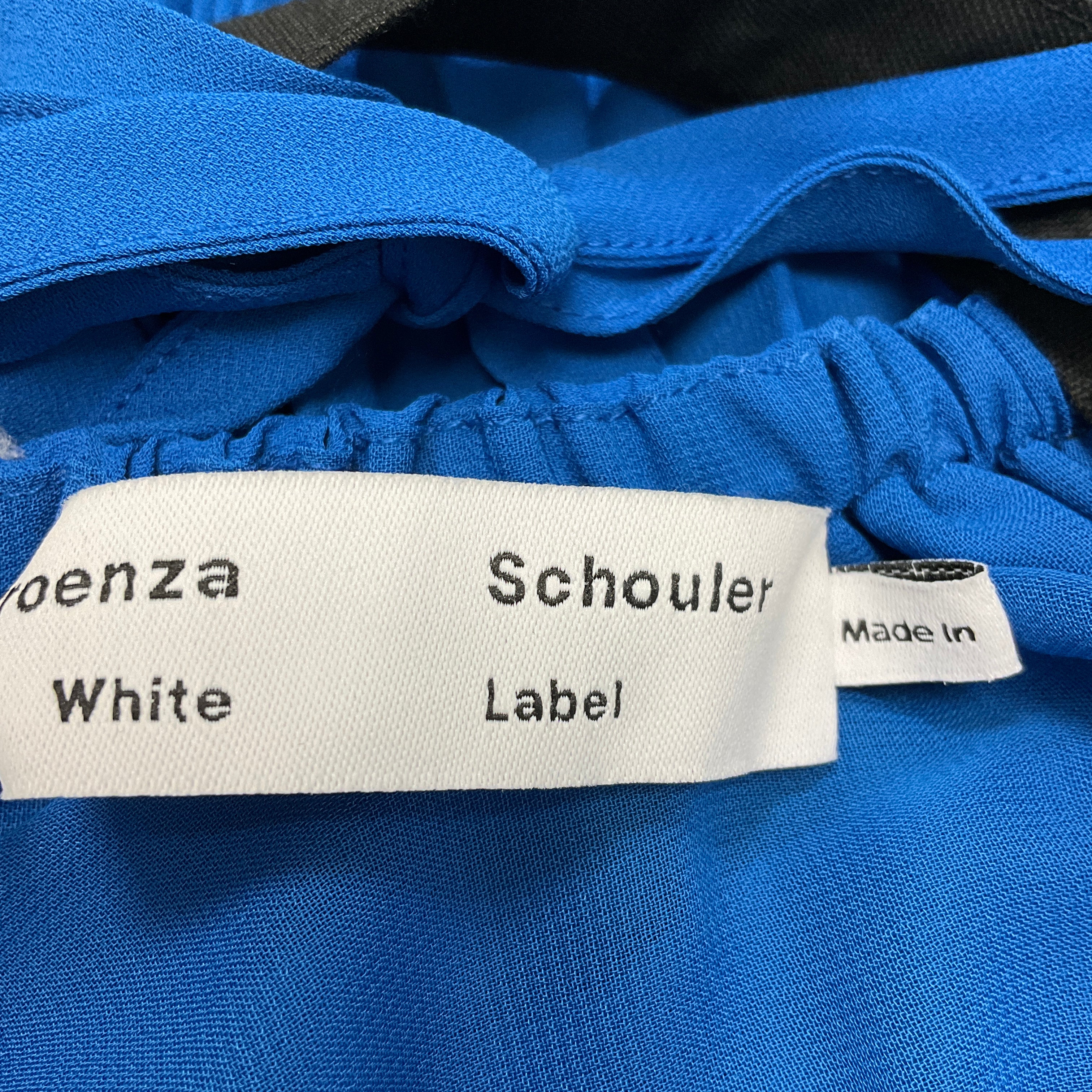 Proenza Schouler White Label Cerulean Broomstick Pleated Tank Dress | Women's Fashion Summer Dress for Casual Wear, Beach Outings & Special Occasions