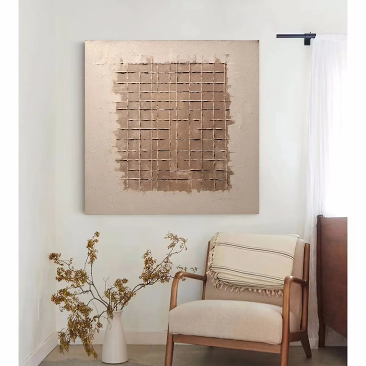 Abstract Tranquility Art Painting #WS146 - Modern Canvas Wall Art for Home & Office Decor - Perfect for Living Room, Bedroom, or Meditation Space