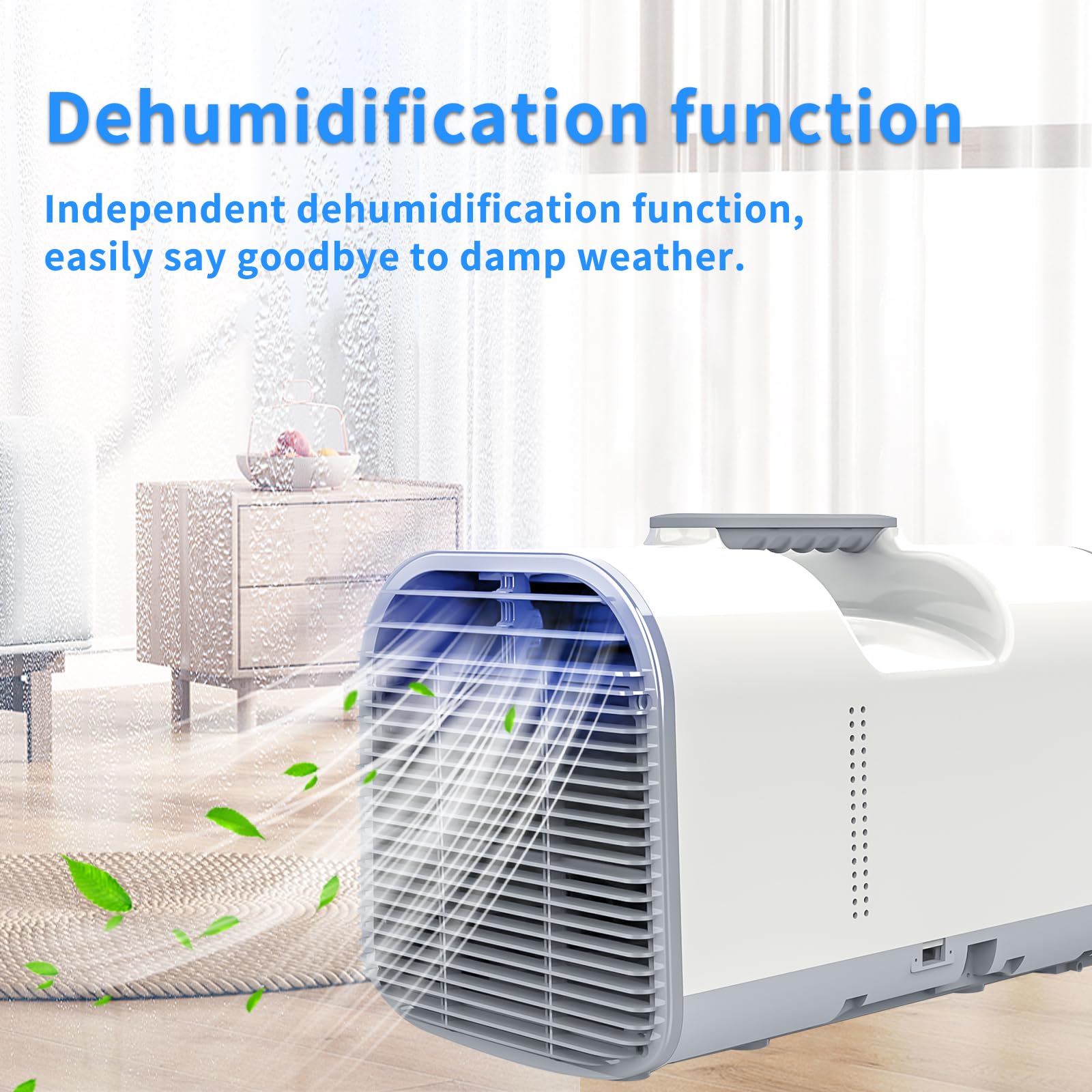 Portable Air Conditioner 5100BTU - Fast Cooling Mini AC Unit with Dehumidifier, 600W Low Power Consumption for Camping Tent, RV, Car, Truck & Van | Perfect for Outdoor Adventures, Fishing Trips & Summer Heat Relief