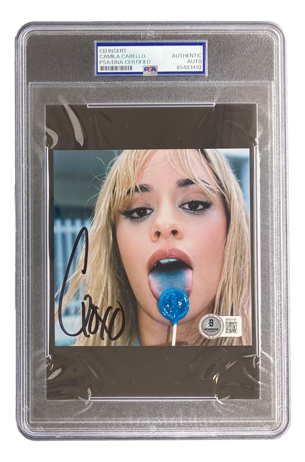 Camila Cabello Autographed XOXO CD Insert PSA Certified - Perfect for Music Collectors & Fans Display