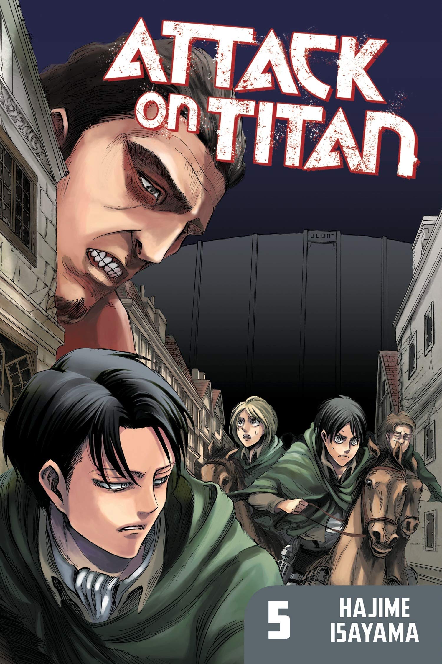 Attack On Titan Vol. 5 Manga Book by Hajime Isayama - Epic Anime Adventure Story for Teens & Adults | Perfect for Collectors & Anime Fans