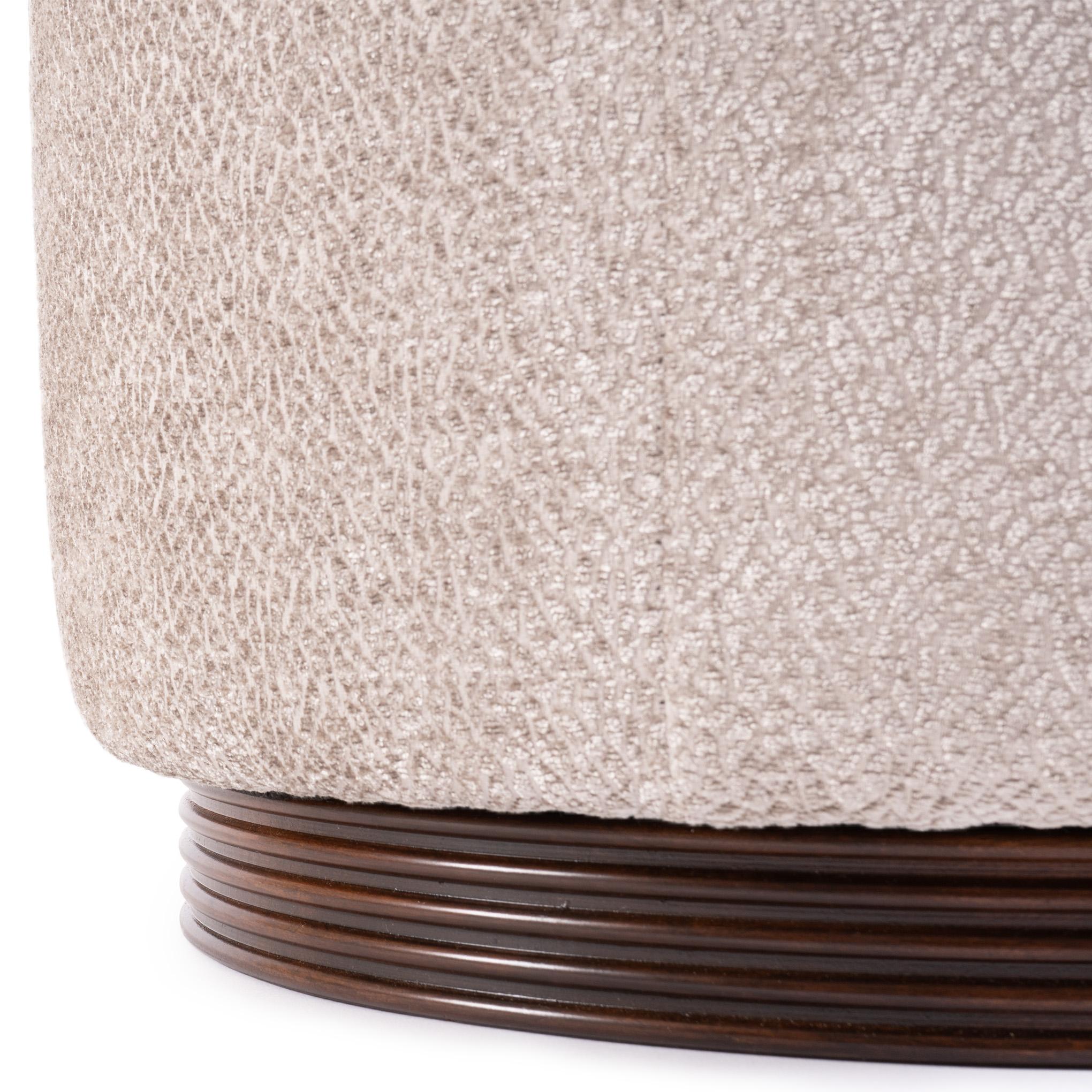 Martine Gumdrop Stool - Stylish Accent Chair for Living Room, Bedroom & Office - Compact Seating Solution for Small Spaces - Perfect for Home Decor & Extra Seating