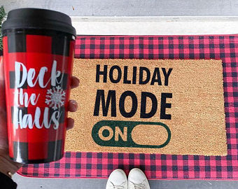 Holiday Mode On - Festive Christmas Decorations & Holiday Party Supplies for Home & Office | Perfect for Christmas Tree Decor, Gift Wrapping & Holiday Celebrations