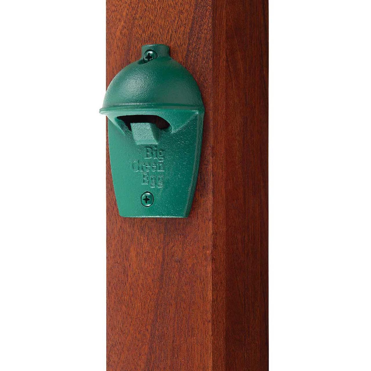 Big Green Egg Cast Iron Bottle Opener - Heavy Duty Rustic Beer Bottle Opener for BBQ, Camping & Outdoor Parties - Perfect for Grilling Accessories & Backyard Entertaining (Model 114822)