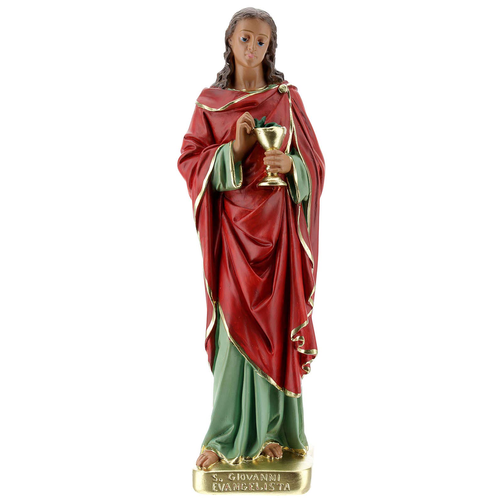 St. John The Evangelist 30cm Chalk Statue - Religious Home Decor & Catholic Gifts - Perfect for Church Altars, Home Shrines & Christian Collections
