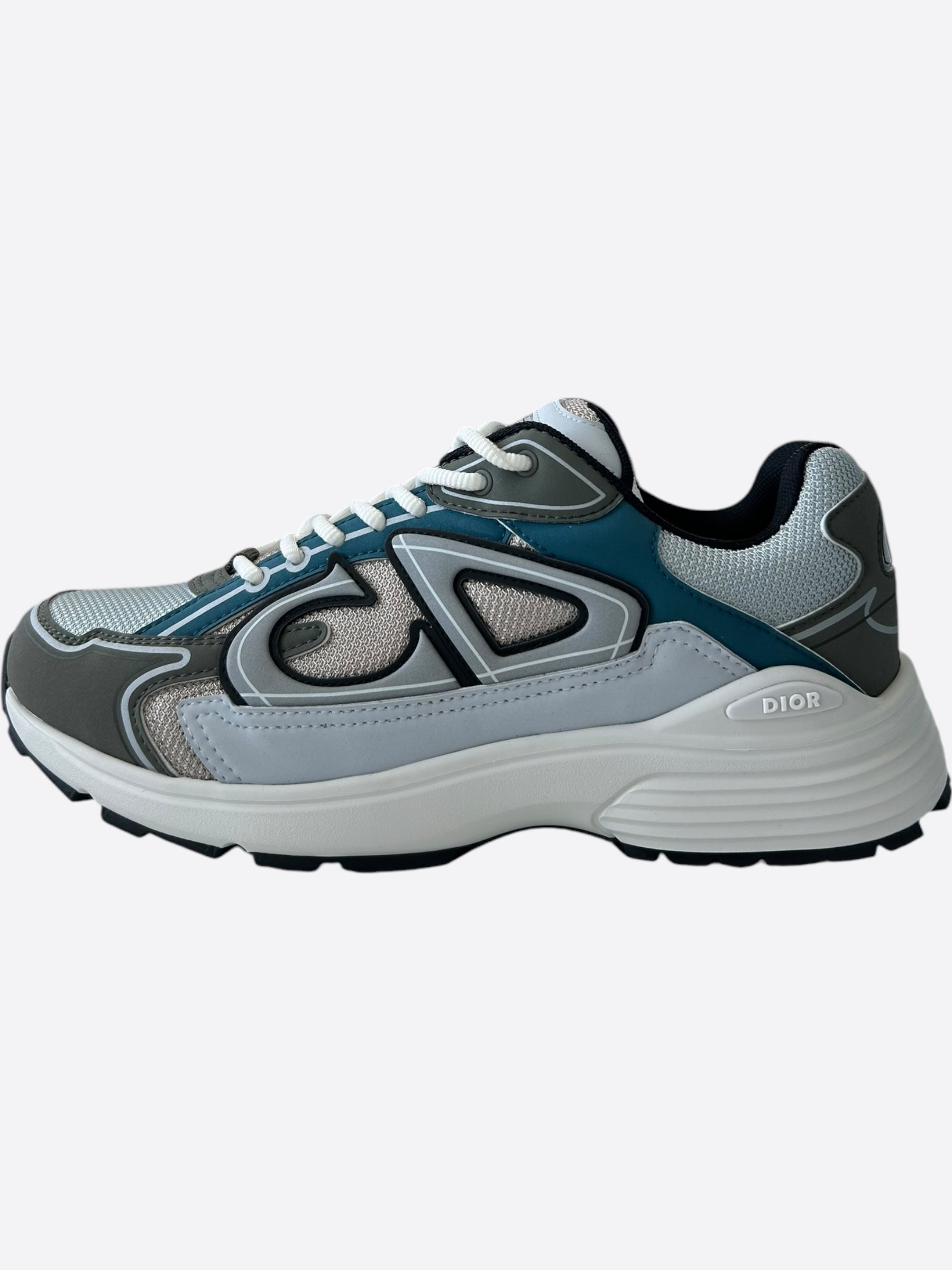 Dior Blue & Grey B30 Sneakers for Men - Luxury Designer Casual Shoes for Walking, Running & Everyday Wear