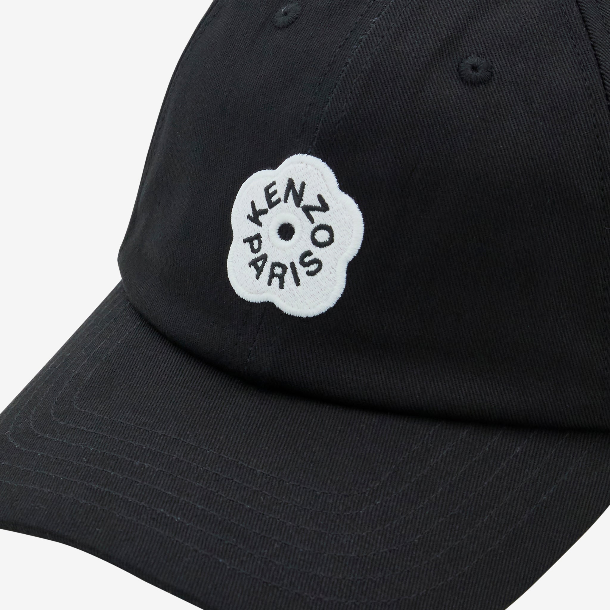 KENZO UTILITY Embroidered Baseball Cap - Black Cotton Adjustable Hat for Men & Women | Perfect for Outdoor Activities, Sports & Streetwear Fashion