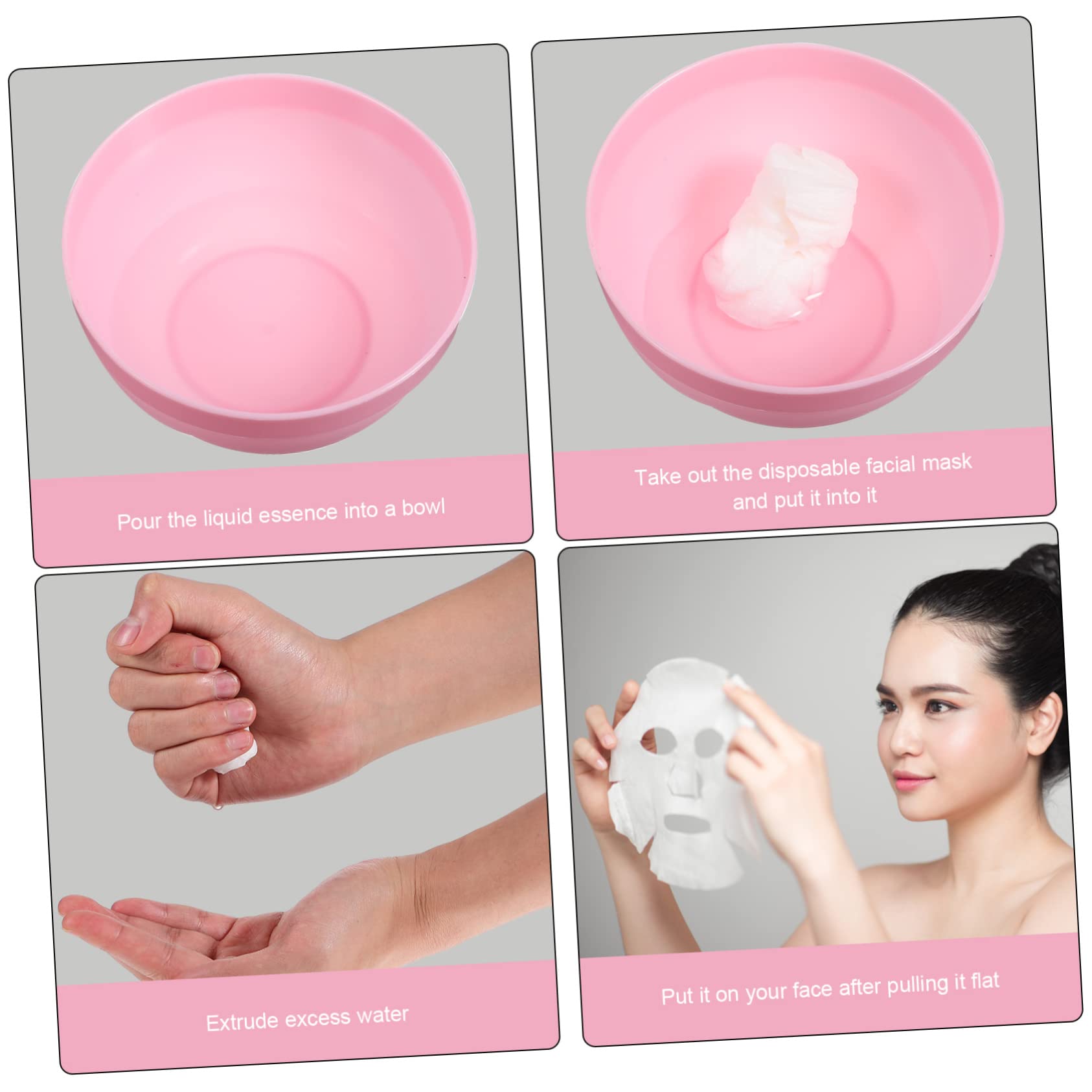1 Set Face Mask Mixing Bowl & Skincare Tools Kit - Non-Woven Fabric Mask Modeling Bowl with Spatula for DIY Facial Care | Perfect for At-Home Spa, Beauty Salon & Professional Skincare Treatments