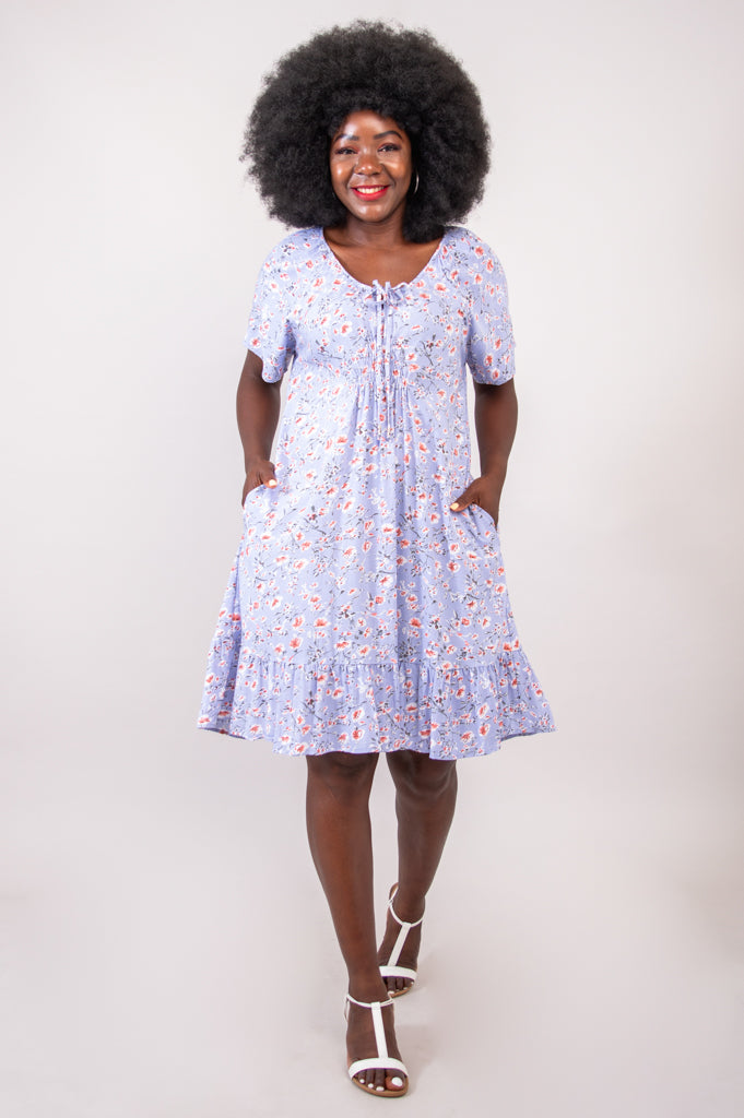 Stylish Samoa Dress for Women | Elegant Floral Print & Comfortable Fit | Perfect for Beach Vacations, Summer Parties & Casual Outings
