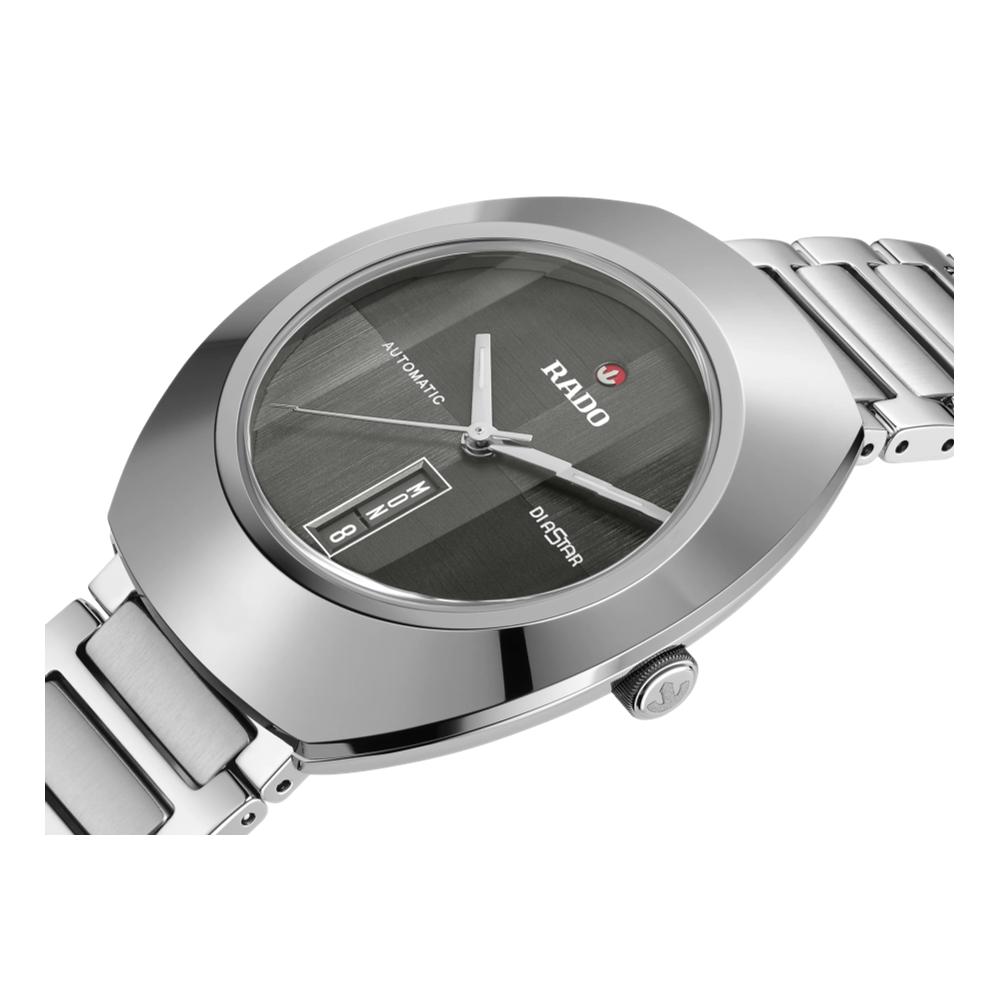 DiaStar Original Grey Dial Men's Watch - Stylish Analog Wristwatch for Business, Casual & Formal Occasions