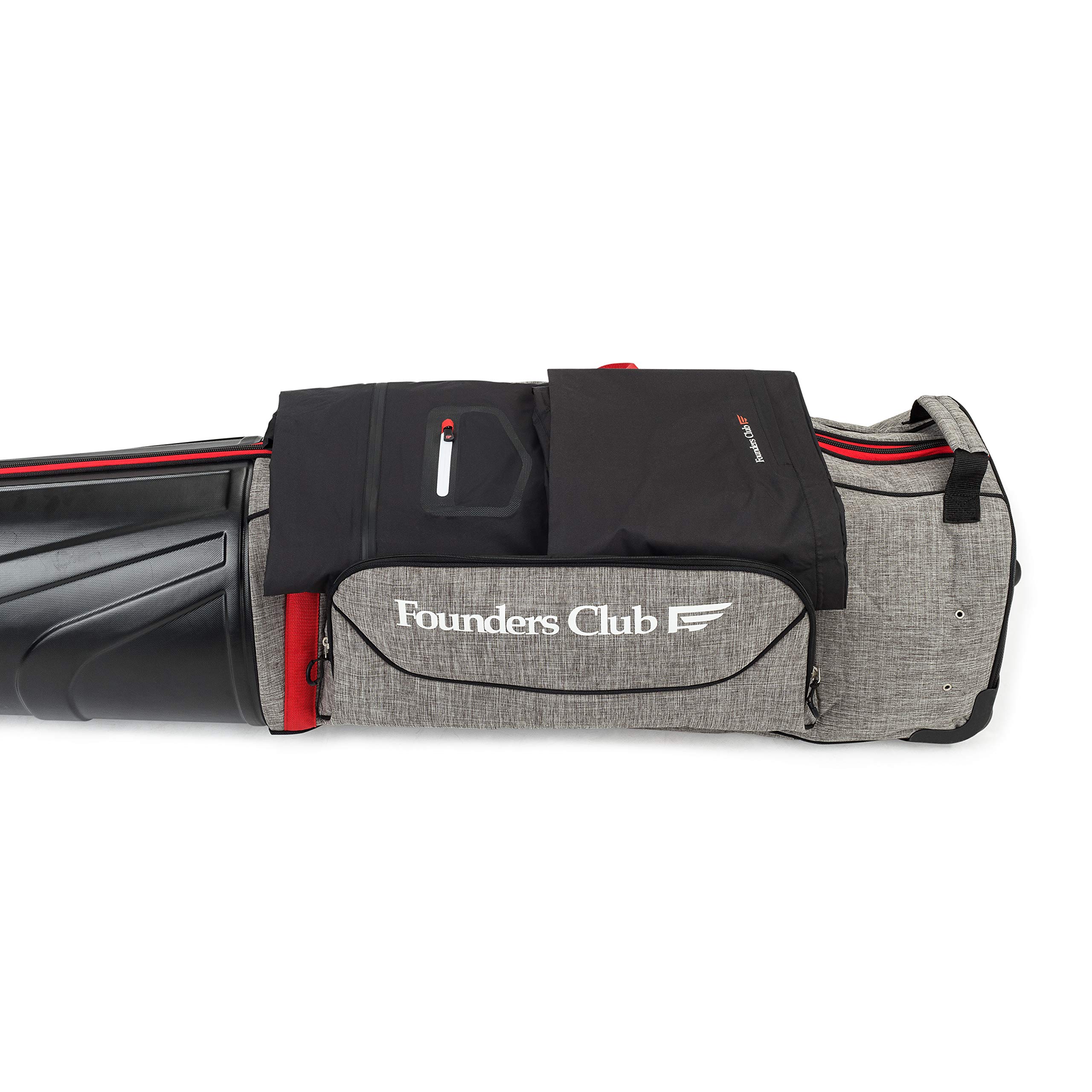 Founders Club Golf Travel Bag - Hard Shell ABS Golf Club Cover for Airline Travel - Perfect for Golf Vacations & Tournaments