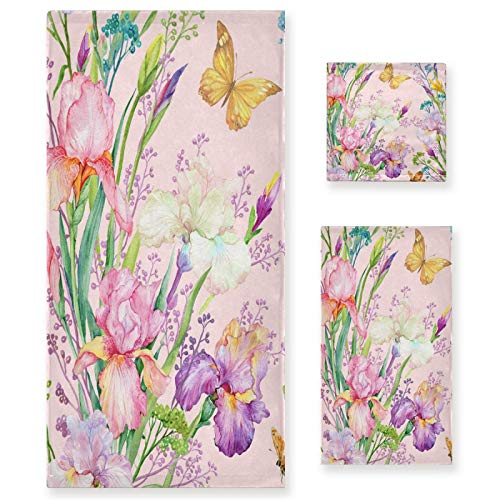 Chic Iris Purple Flowers