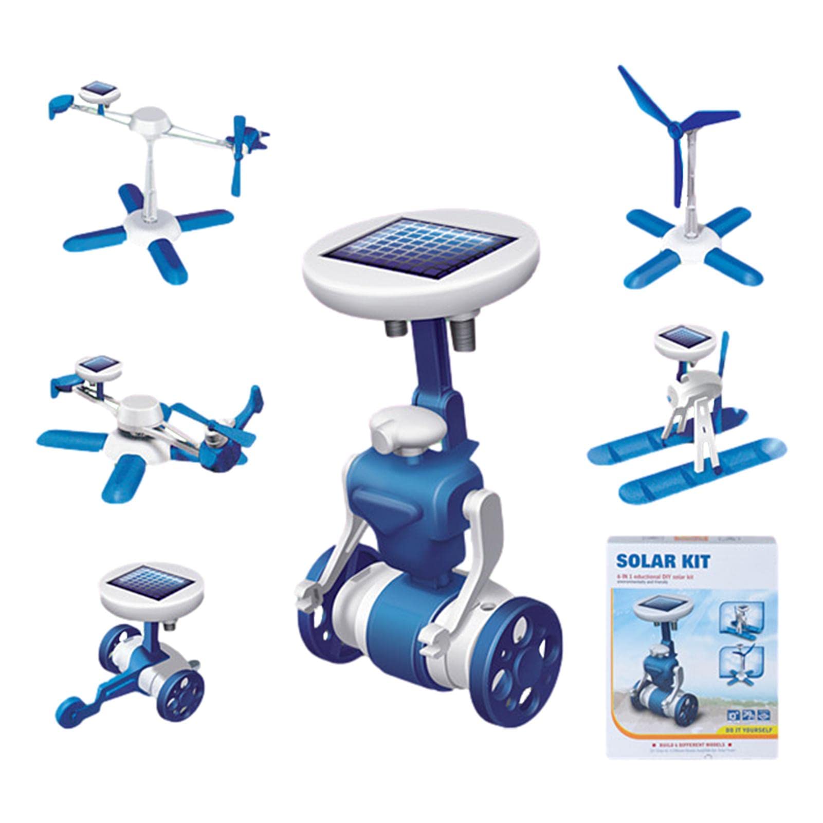 6-in-1 STEM Solar Robot Kit for Kids - Educational Science Experiment Building DIY Toy | STEM Learning Projects for Boys & Girls Ages 6-12 | Perfect for Classroom, Birthday Gifts & STEM Education Activities