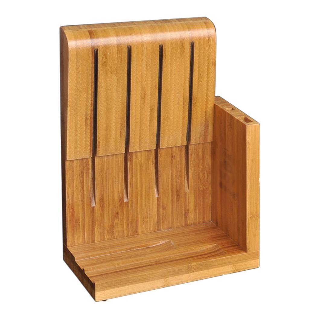 **Magnetic Knife Block - Solid Wood Horizontal Knife Holder with Built-in Sharpener | Premium Kitchen Knife Storage for Home Chefs & Cooking Enthusiasts | Perfect for Countertop Organization & Safe Knife Display**