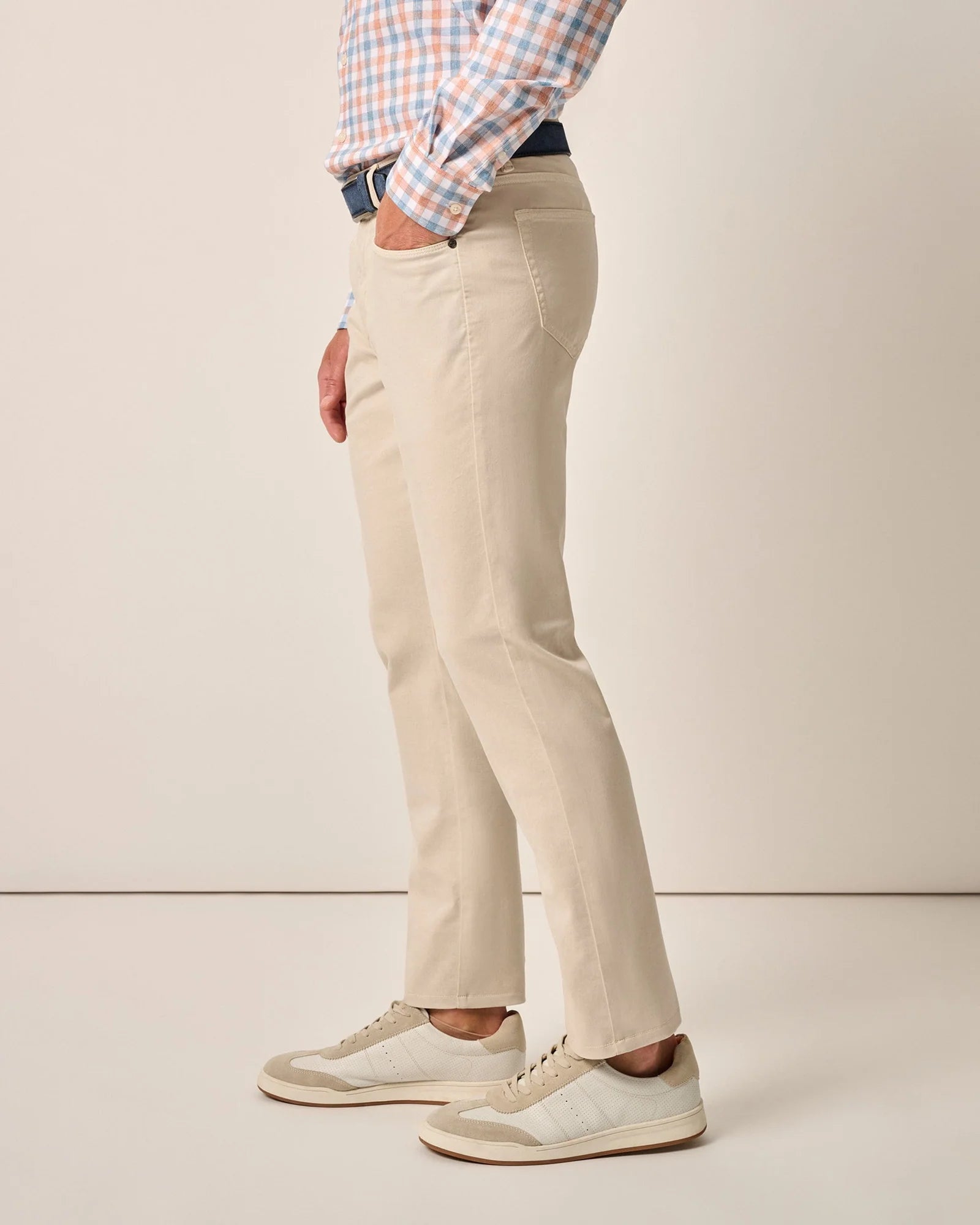 Johnnie O Carmel 5 Pocket Men's Casual Pants - Comfortable Stretch Travel & Outdoor Adventure Pants for Hiking, Golf & Everyday Wear
