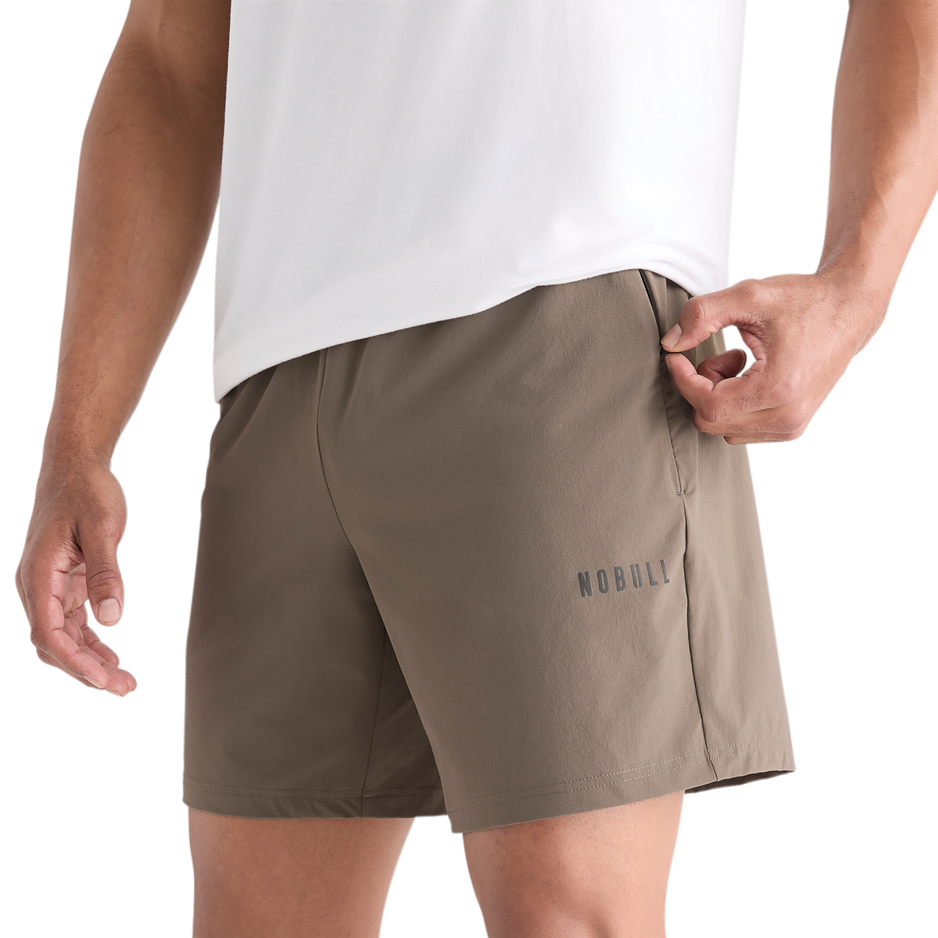Men's Stretch Solid Color 7-Inch Shorts - Comfortable & Breathable for Gym, Running, and Casual Wear