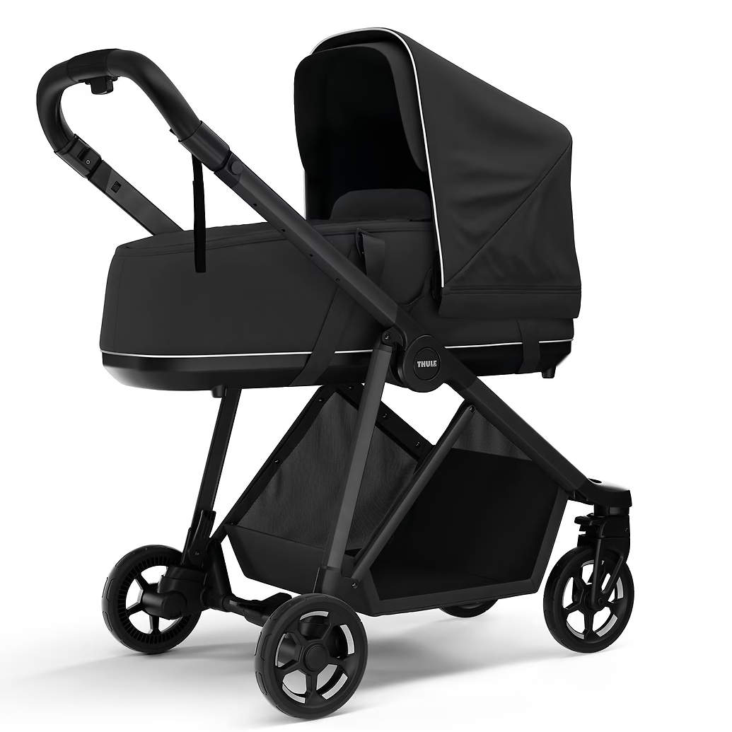 Thule Shine Bassinet - Lightweight & Portable Baby Crib for Travel, Home & Nursery | Compact Foldable Design for Easy Storage & On-the-Go Use