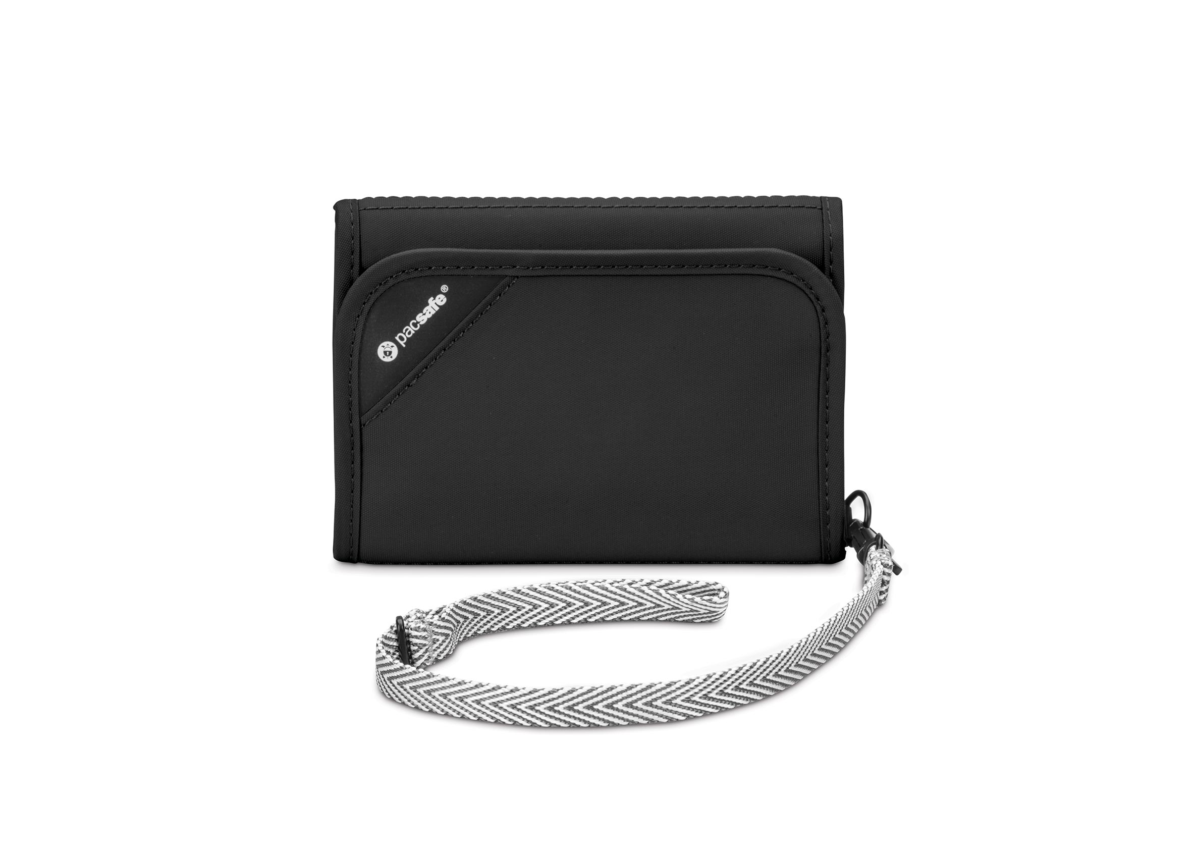 Pacsafe RFIDsafe V125 Trifold Wallet - RFID Blocking Travel Wallet for Men & Women, Slim Anti-Theft Credit Card Holder for Everyday Use & International Trips