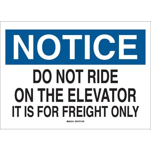 Brady 42577 Machine & Operational Safety Signs - Pack of 10 | Durable Industrial Warning Labels for Equipment & Workplace Safety
