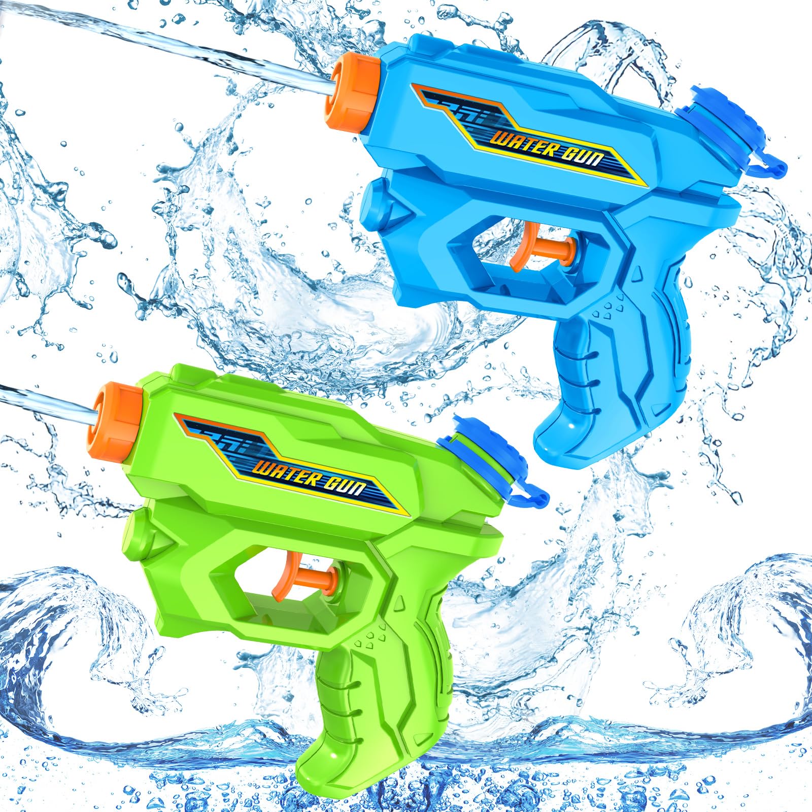 Best Water Guns for Kids - Mini Squirt Guns & Small Water Blaster Toys for Boys, Girls & Toddlers - Fun Summer Outdoor Toys for Pool, Beach & Backyard Water Fights