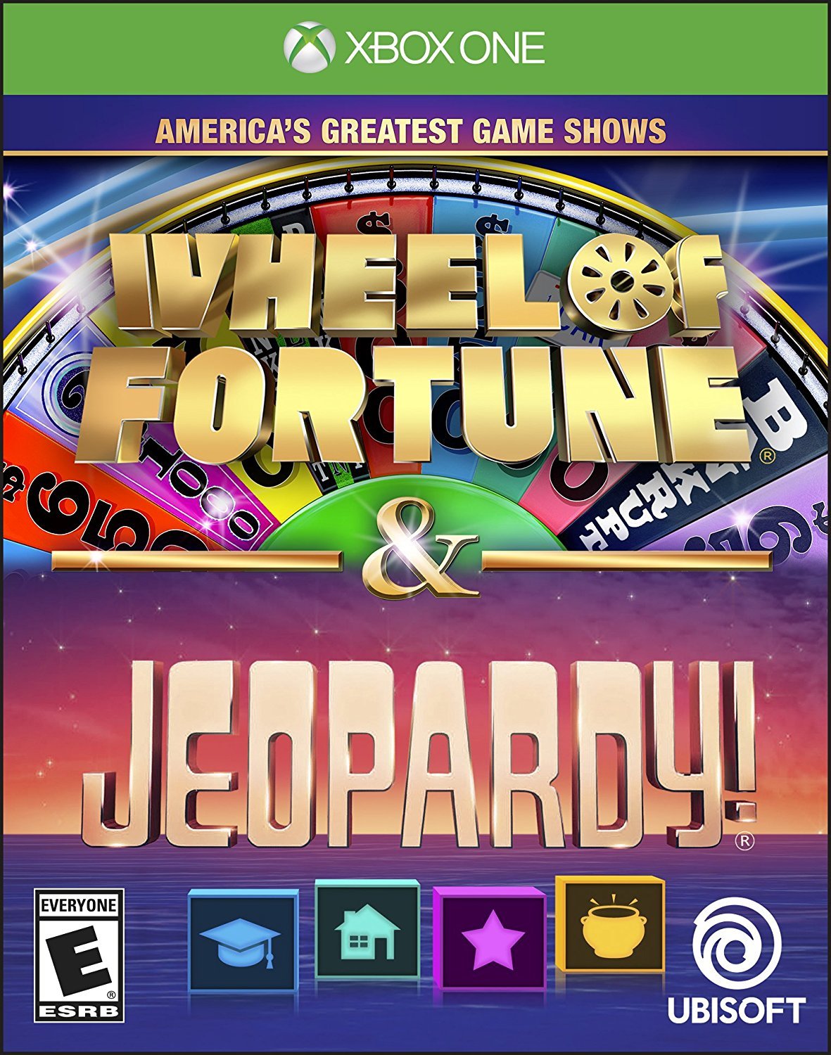 Wheel of Fortune & Jeopardy: America's Greatest Game Shows - Xbox One Standard Edition | Family Game Night & Trivia Party Entertainment