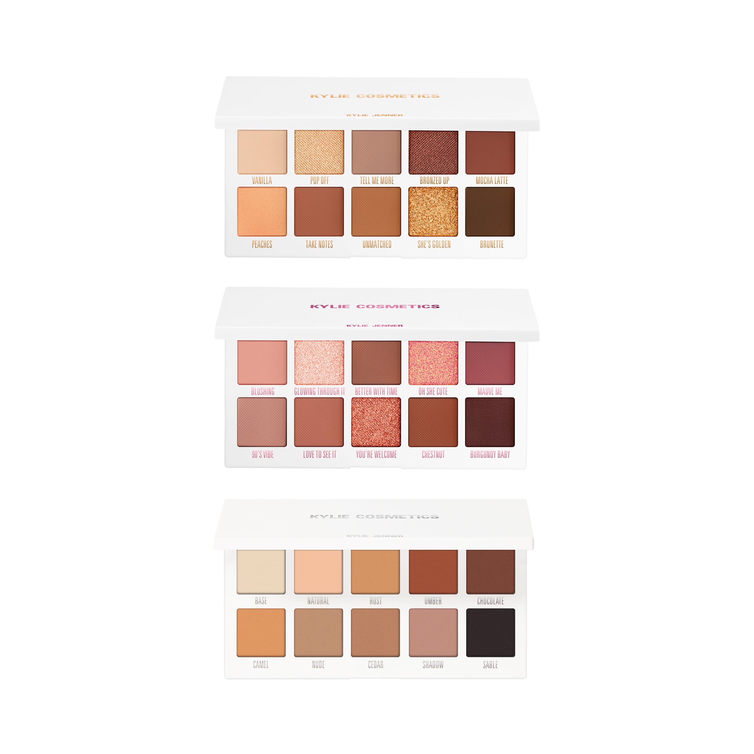 The Palette Trio - 3-in-1 Makeup Brush Set for Eyeshadow, Blush & Contouring | Professional Cosmetic Brushes for Flawless Makeup Application | Perfect for Everyday Use, Travel & Professional Makeup Kits