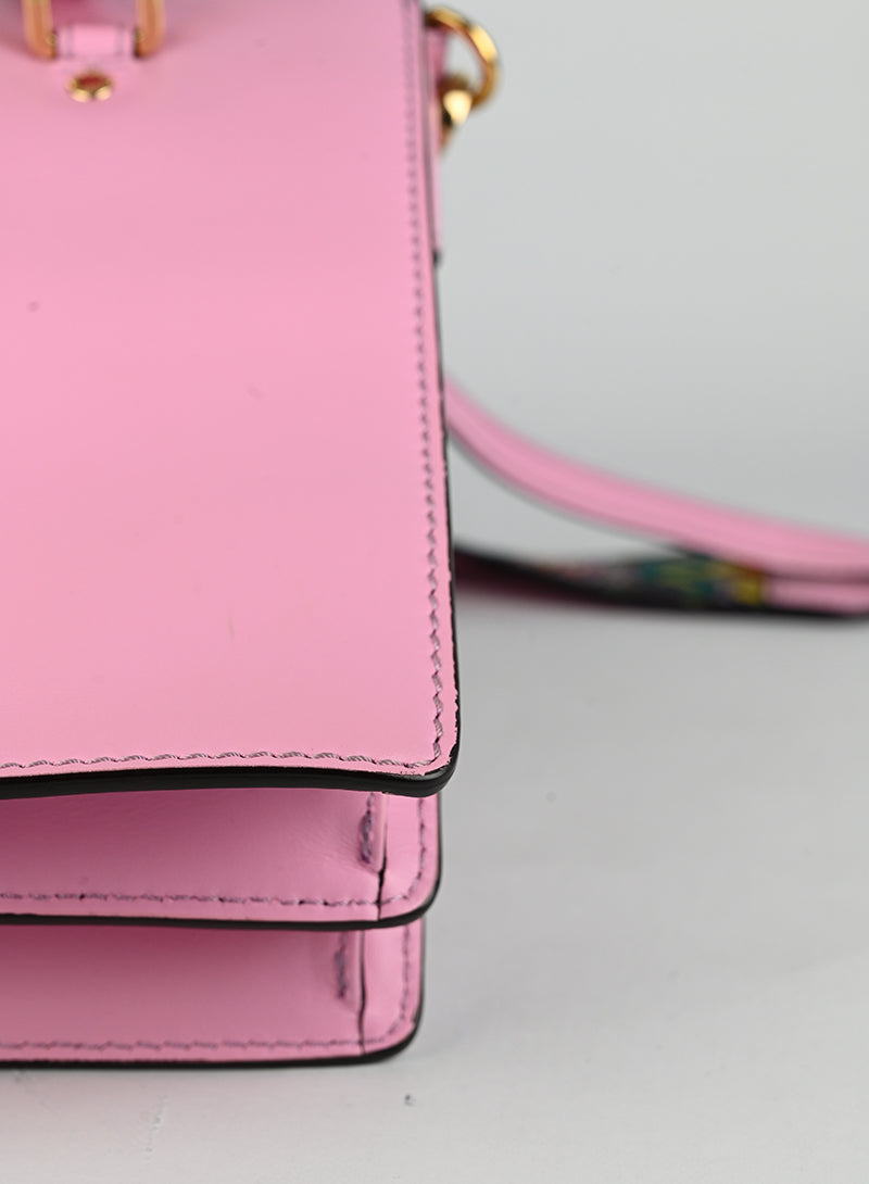 Etro Pink Leather Crossbody Bag for Women - Stylish & Elegant Shoulder Purse for Daily Use, Travel & Parties