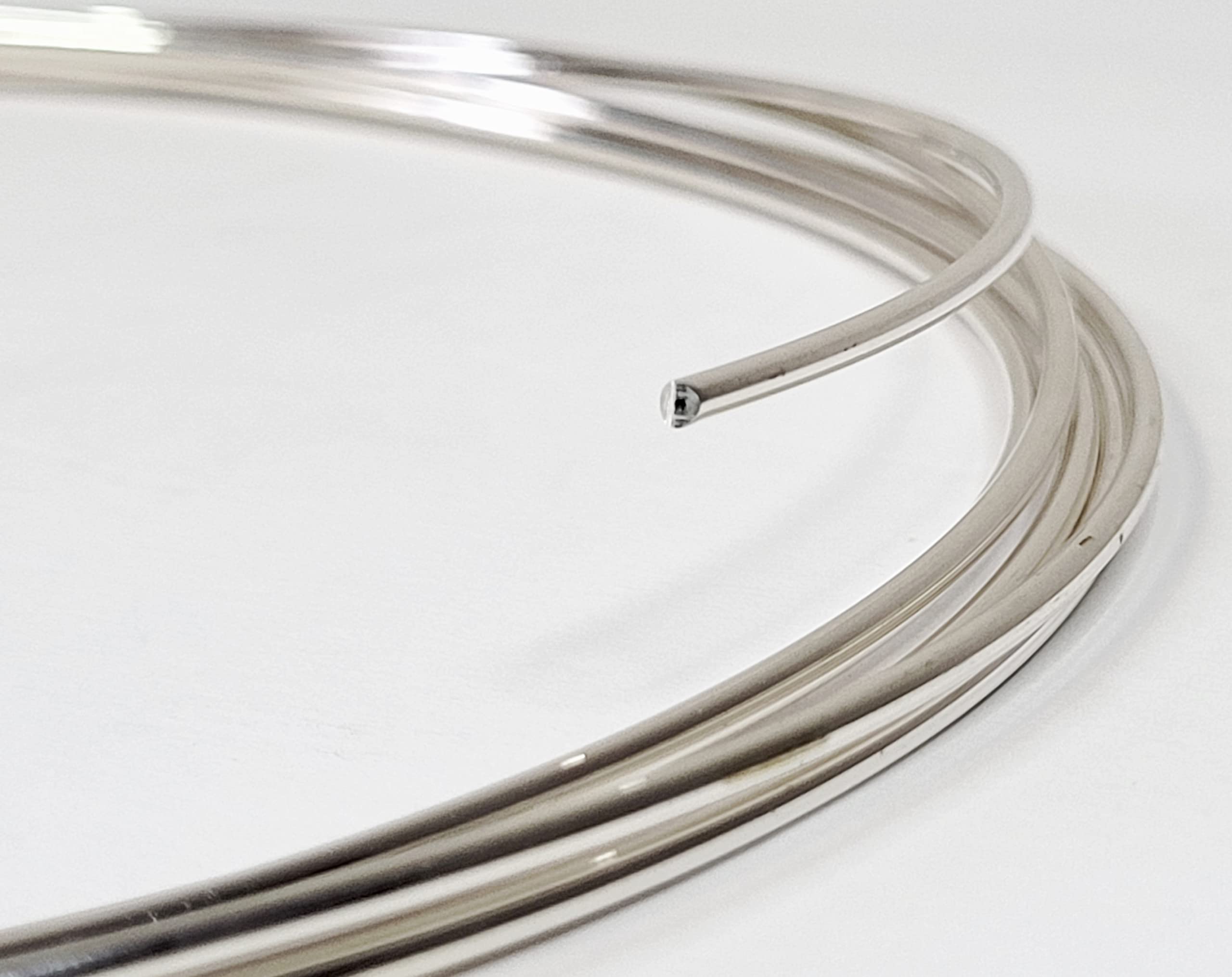 12 Gauge Round Dead Soft 925 Sterling Silver Wire - 5 Feet Jewelry Making Supplies for DIY Bracelets, Rings & Necklaces - WIZART Craft Wire for Beading, Wire Wrapping & Metalwork Projects
