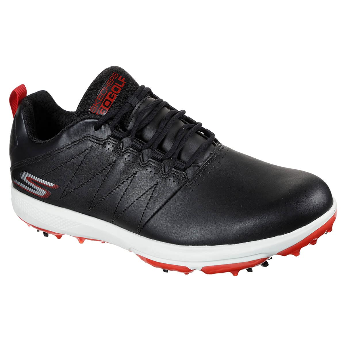Skechers Men's Pro 4 Legacy Golf Shoes - White/Navy - Comfortable & Lightweight Golf Footwear for Men - Perfect for Golf Course & Casual Wear