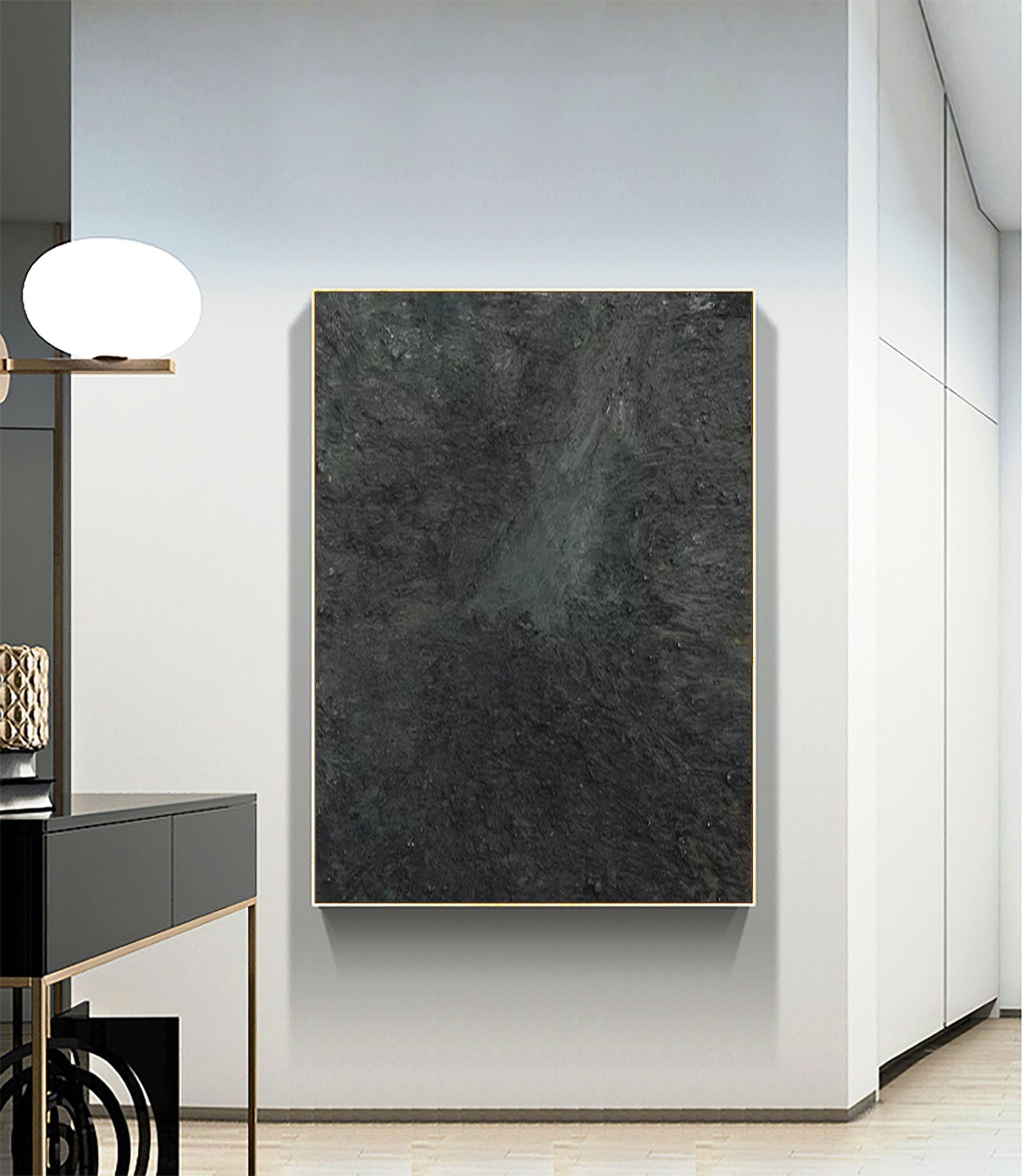Minimalist Zen Canvas Painting #MZ040 - Abstract Wall Art for Meditation Room, Yoga Studio & Home Decor