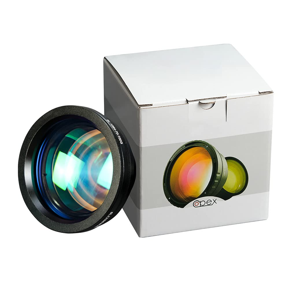 High-Precision 1064nm Fiber Laser F-Theta Lens 110x110mm for Laser Marking & Engraving Machines | Industrial Metal/Plastic Engraving, Jewelry Marking, Electronics Manufacturing