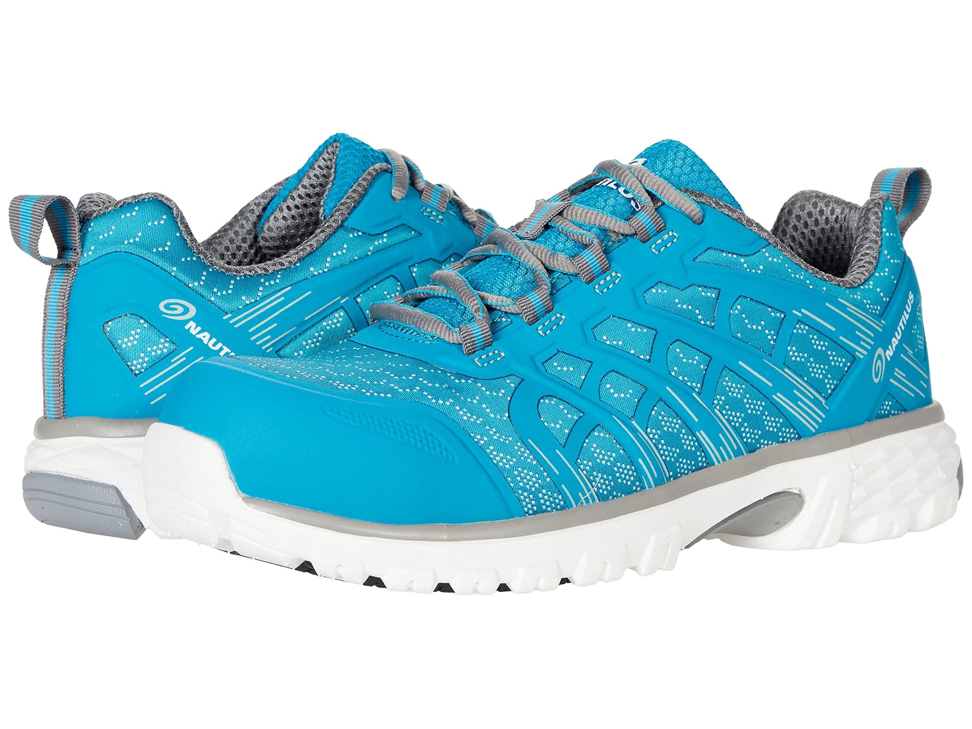 Nautilus Stratus CT Safety Shoes - Men's Blue Work Boots Size 6.5 B (M) - Slip Resistant & Comfortable for Construction, Warehouse & Industrial Work