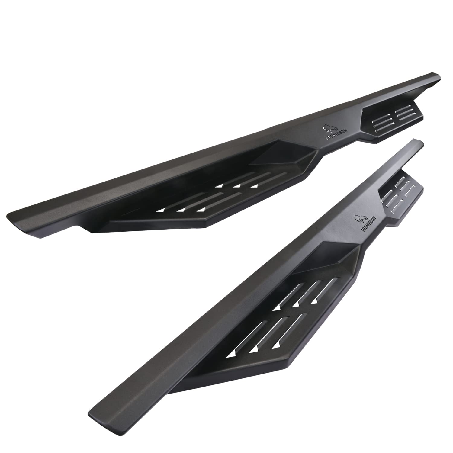 Running Boards for 2019-2025 Chevy Silverado 1500 & GMC Sierra 1500 Crew Cab | 2020-2025 Silverado/Sierra 2500/3500 HD Pickup Truck Side Steps - Black Textured Nerf Bars - Easy Installation & Enhanced Truck Access