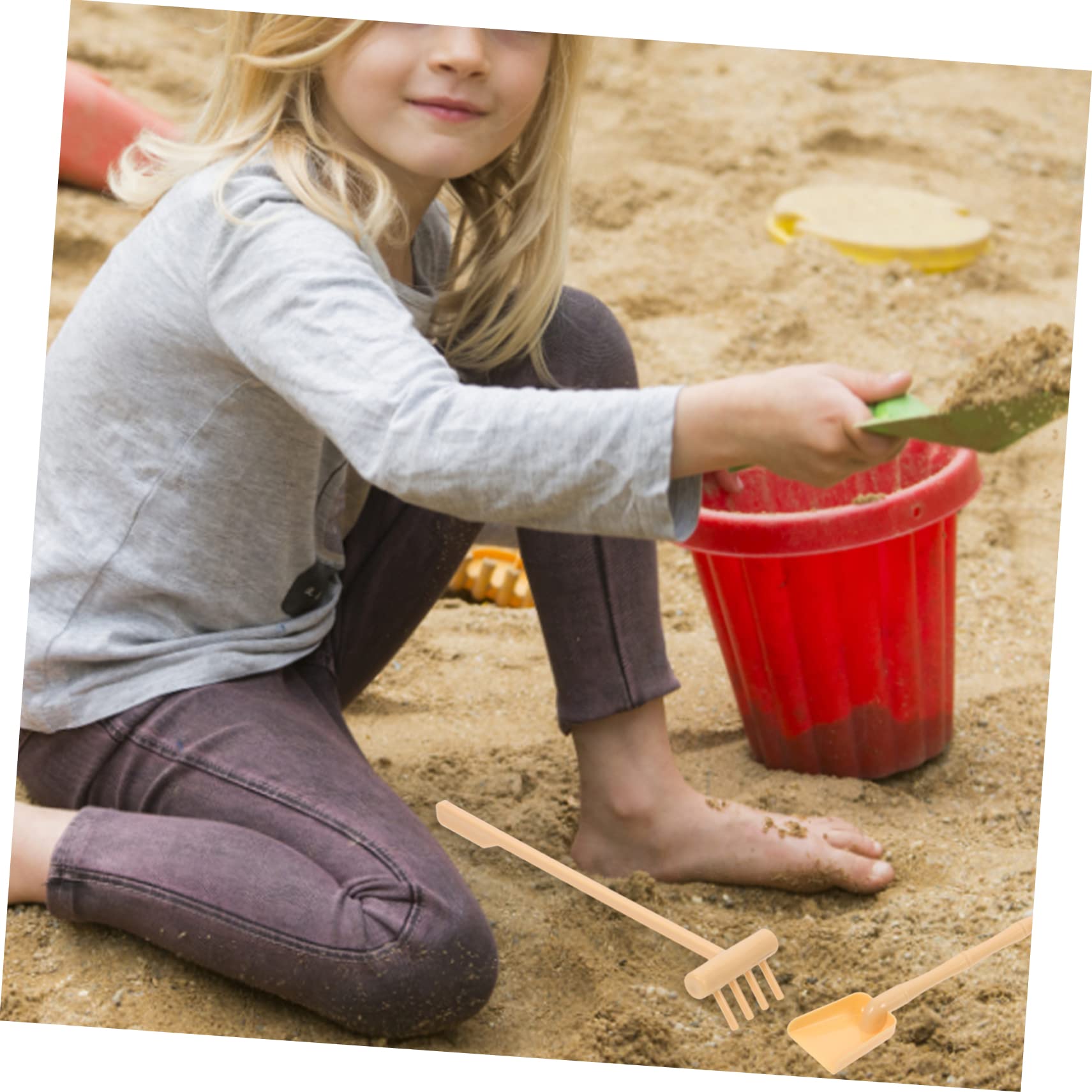 Zen Sand Garden Rake Set - Plastic Miniature Sandbox Tools for Japanese Zen Gardens, Sand Art & Stress Relief | Perfect for Meditation, Office Desk Decor & Kids Sensory Play