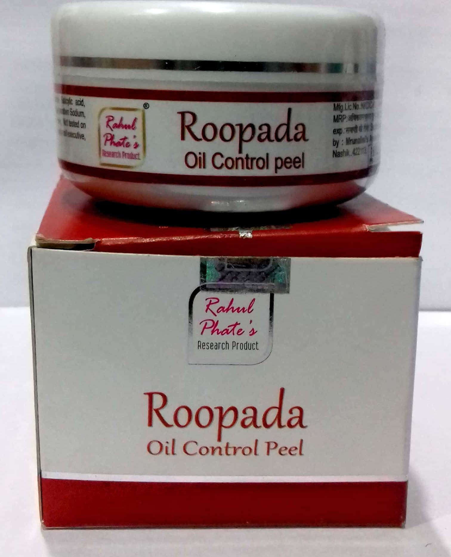 Rahul Phate Oil Control Peel - 40g Facial Exfoliator for Oily & Acne-Prone Skin | Deep Cleansing & Pore Minimizing Treatment | Perfect for Daily Skincare Routine