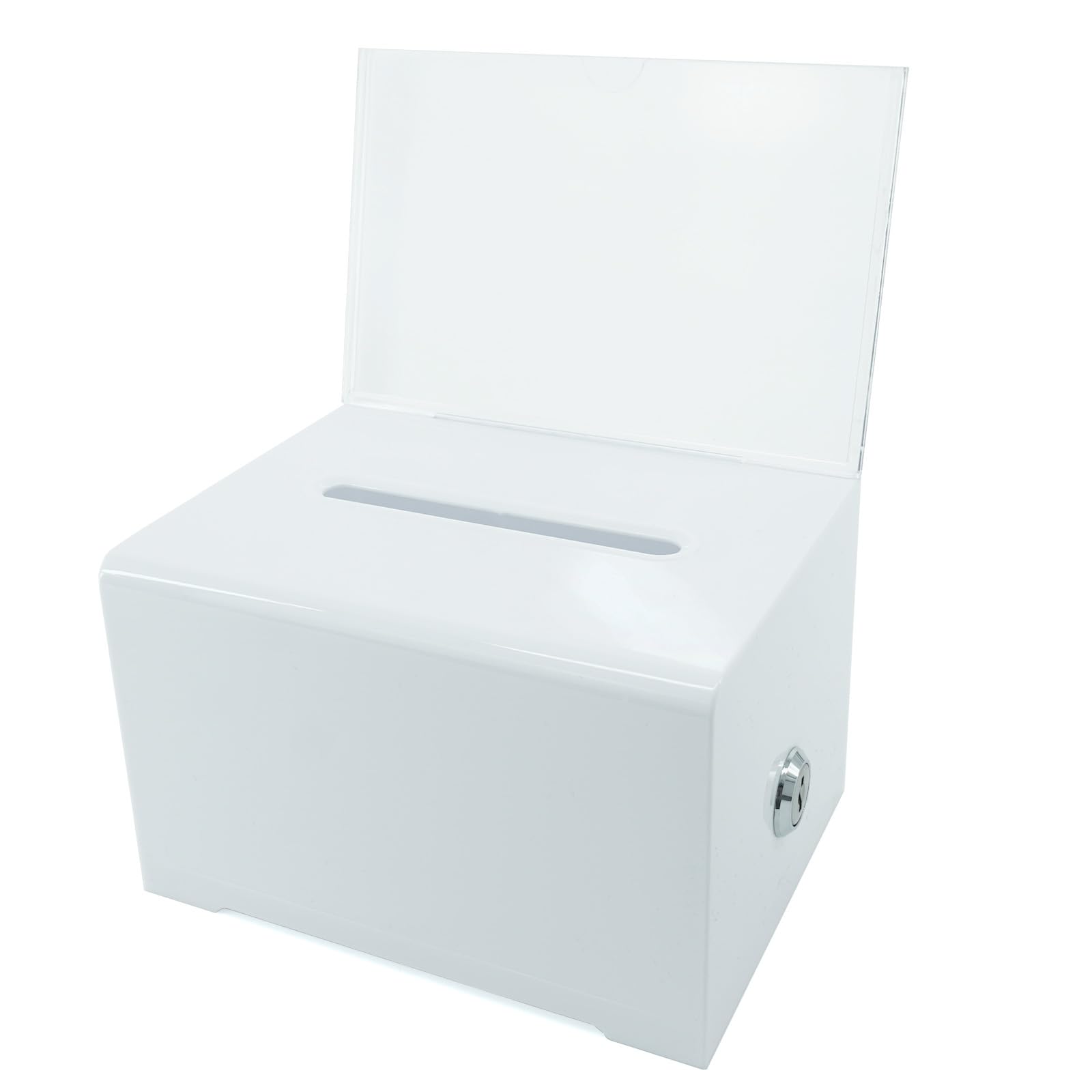 SHUMEI Locked Suggestion & Donation Box - Secure Voting Box for Schools, Bars, Associations & Fundraising Events | Perfect for Anonymous Suggestions, Charity Donations and Community Voting