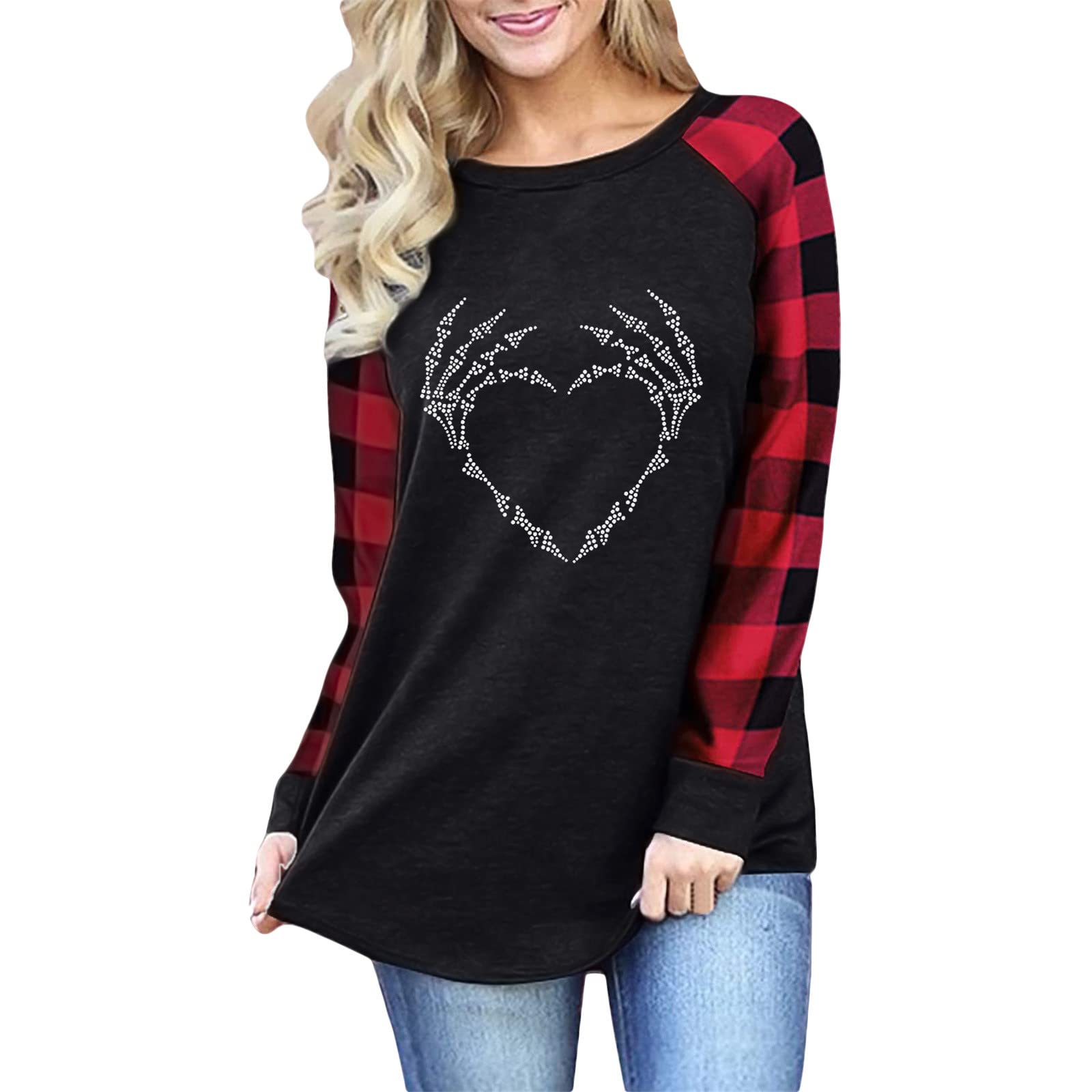 Women's Long Sleeve Color Block Tunic Top - Stylish Henley Neck Patchwork Sweatshirt for Casual Wear | Perfect for Fall Layering, Weekend Outfits & Coffee Dates