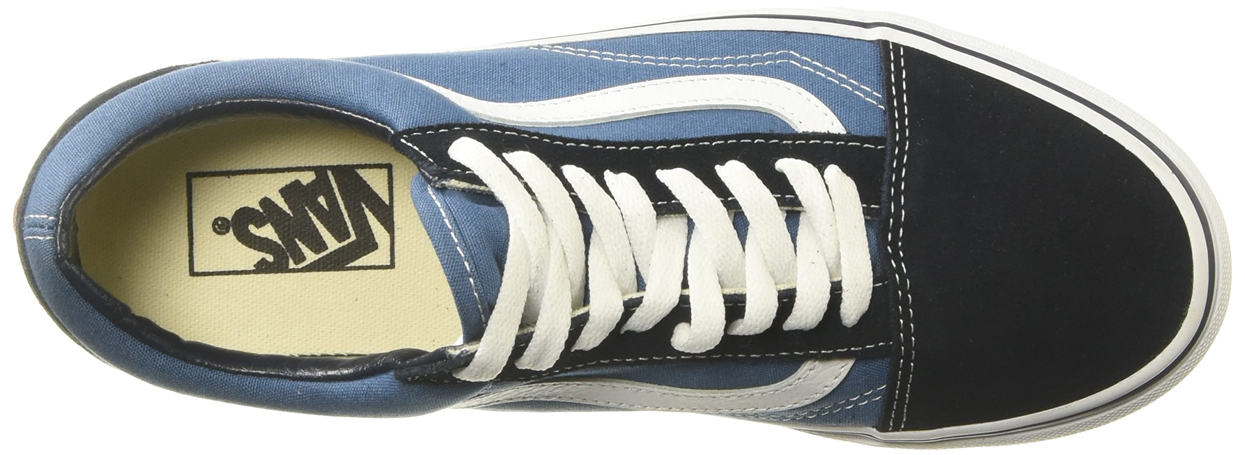 VANS Unisex Old Skool Skate Shoes - Comfortable Canvas Sneakers with Padded Tongue & Waffle Outsole for Men & Women | Perfect for Skateboarding, Casual Wear & Street Fashion