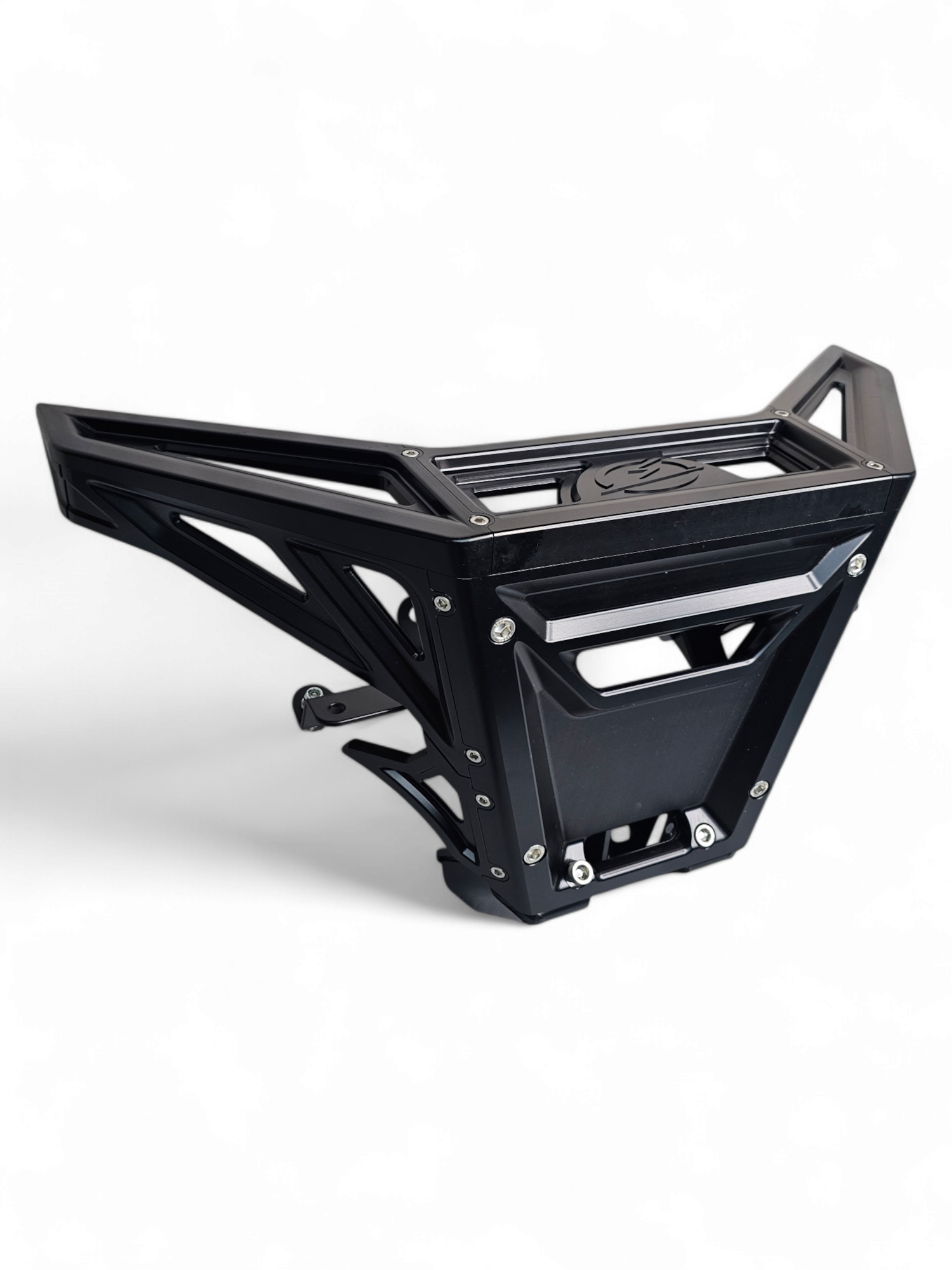 Can Am X3 Maverick Front Winch Bumper (2017-Present) - Black Anodized Billet Aluminum FWB210035 | Off-Road & Trail Riding Accessory