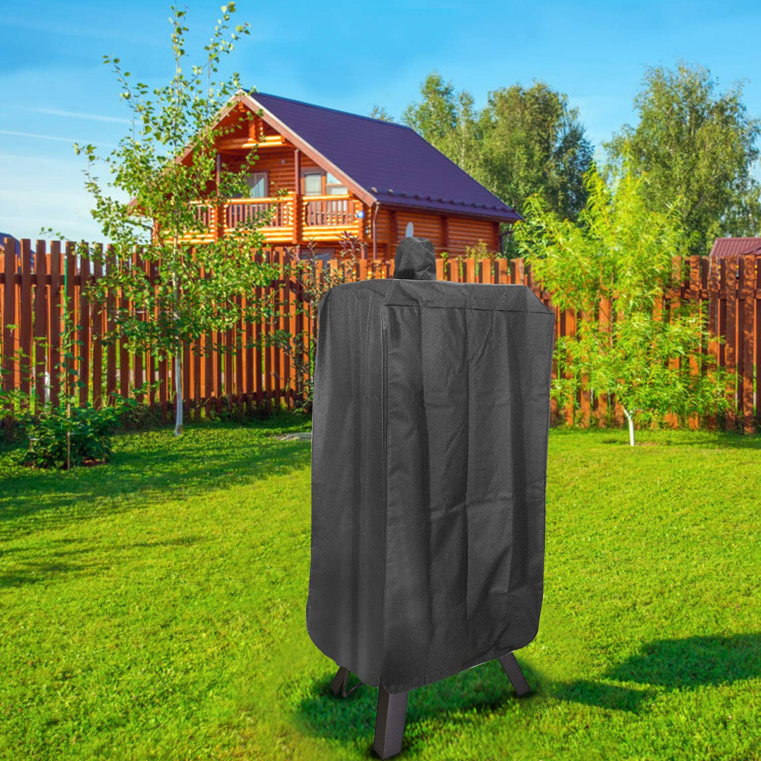 Stanbroil Heavy Duty 600D Waterproof Smoker Cover for Smoke Hollow 44-Inch Grill - Fits Models PS4400, PS4415, 44241G2, 44241GW - Outdoor BBQ Protection for All Weather Conditions
