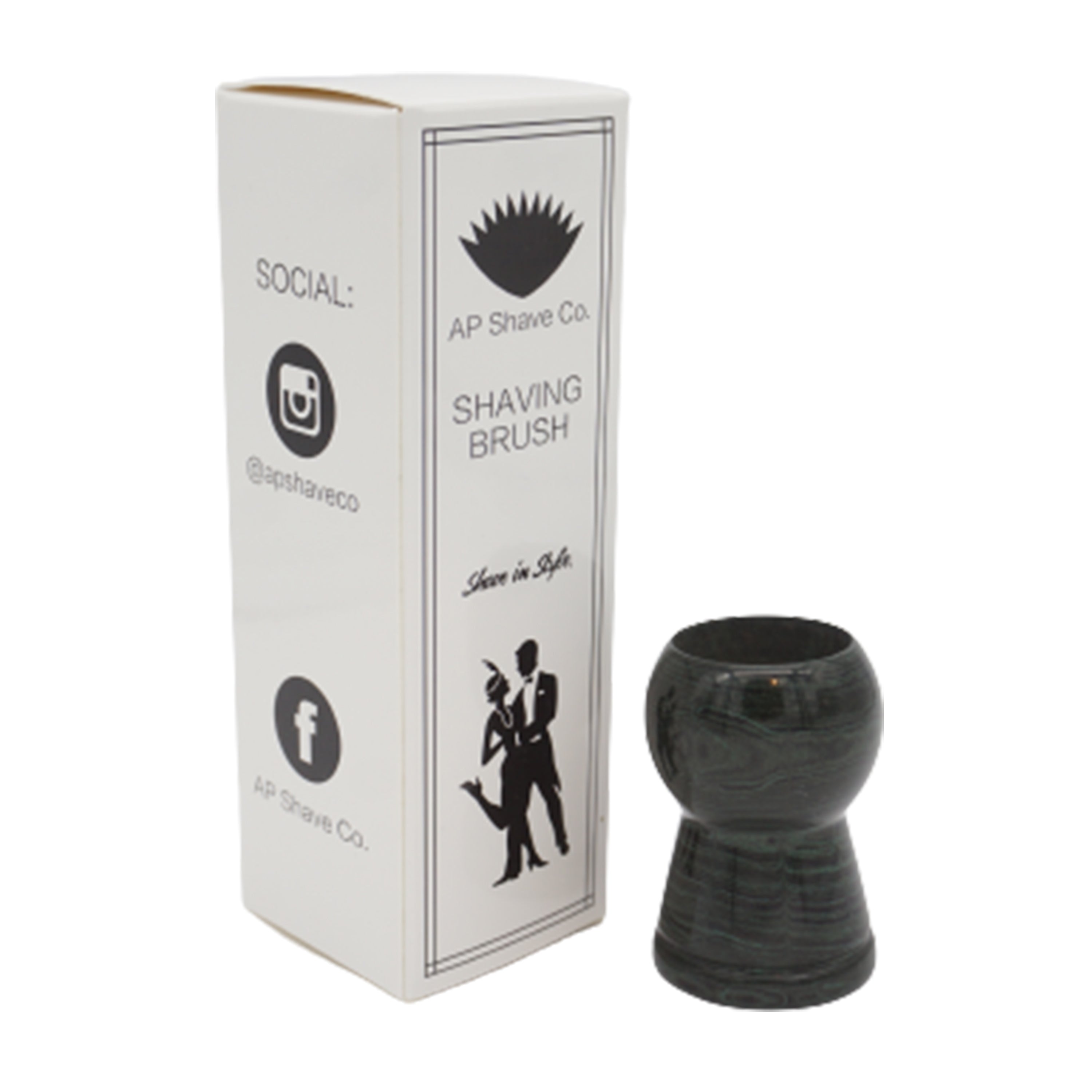 Premium Jaguar Ebonite Handcrafted Shaving Brush Handle - Fits 24mm & 26mm Knots - Perfect for Wet Shaving & Grooming Gifts for Men